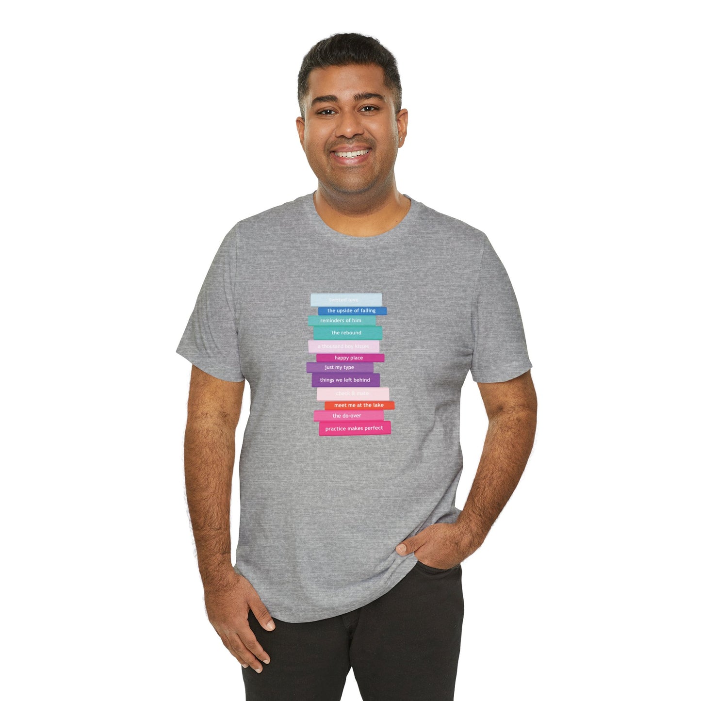 Romance Book Stack T-Shirt