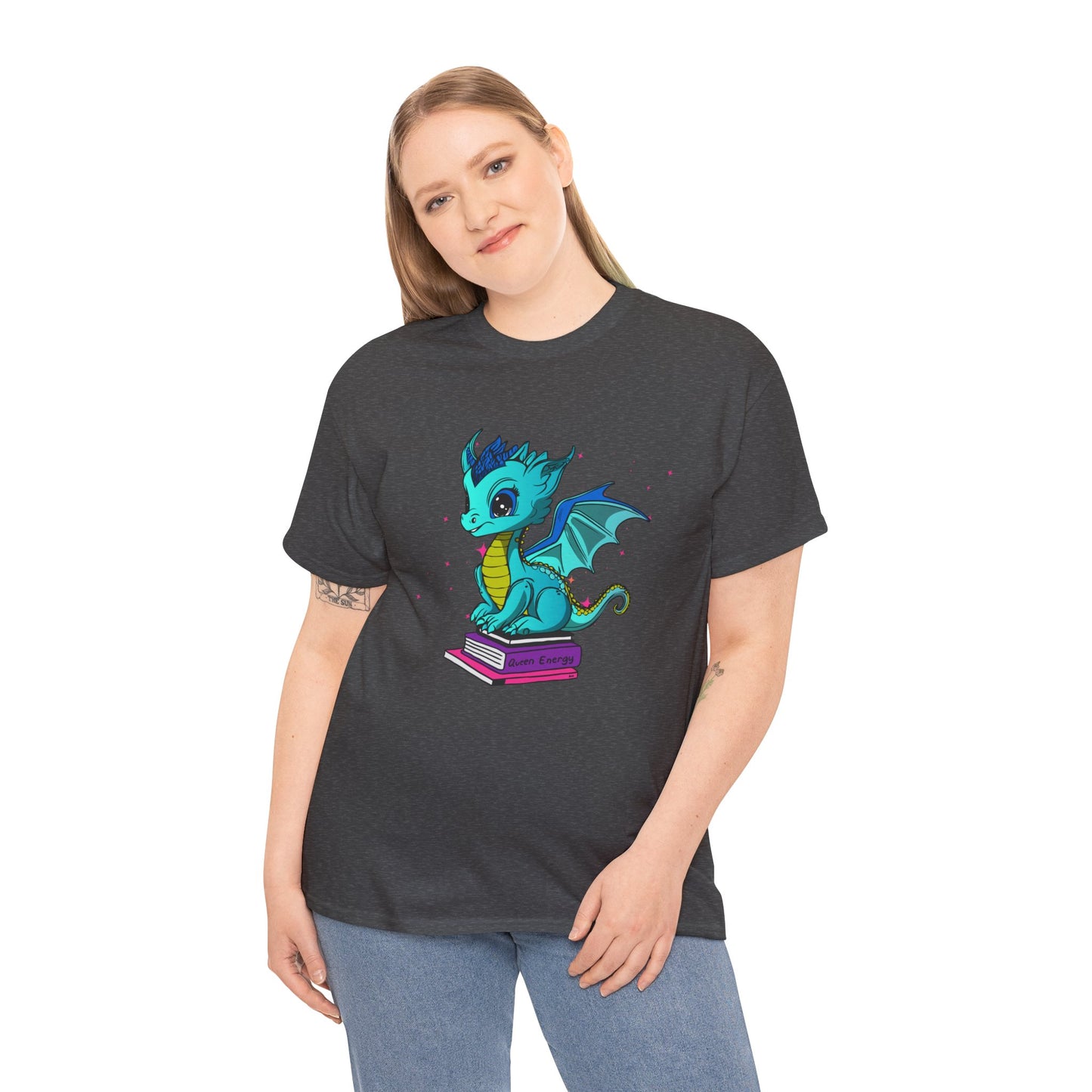 Book Dragon w/ Sparkles T-Shirt