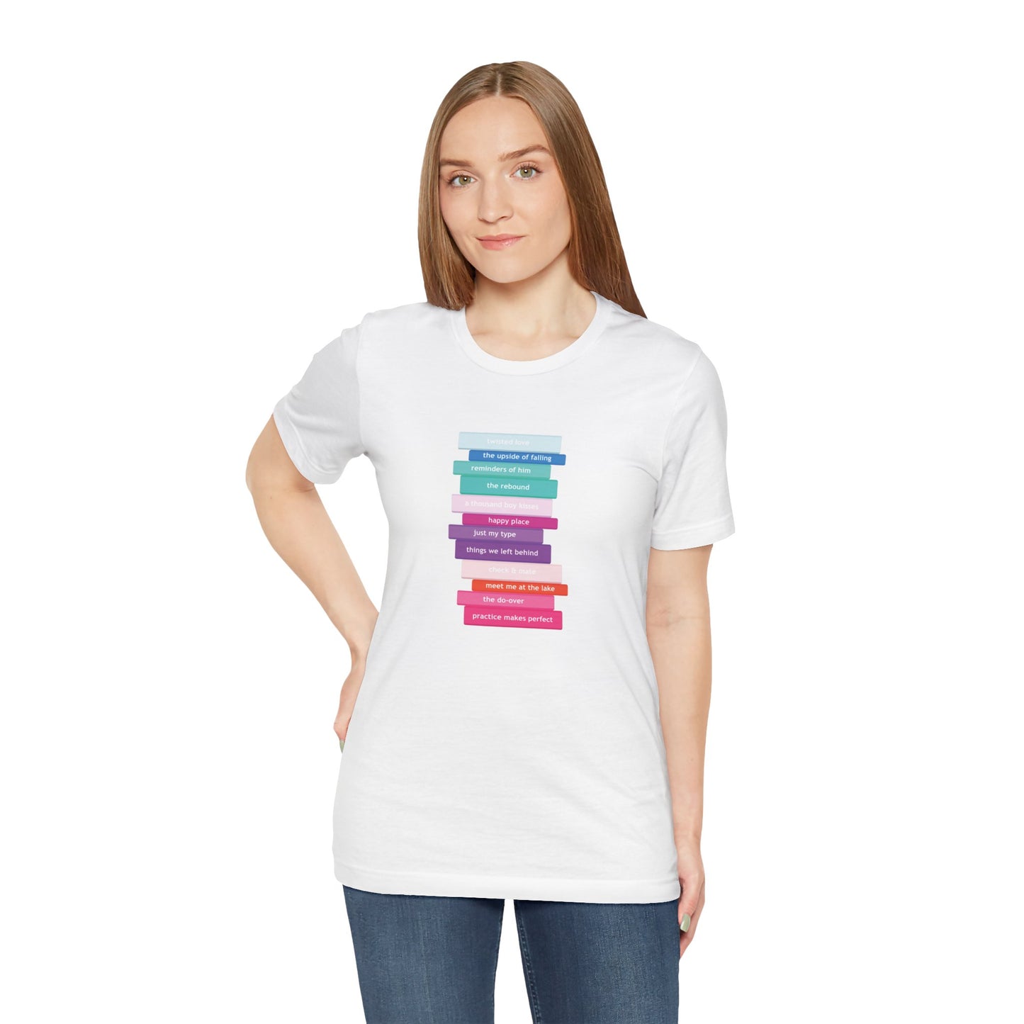Romance Book Stack T-Shirt