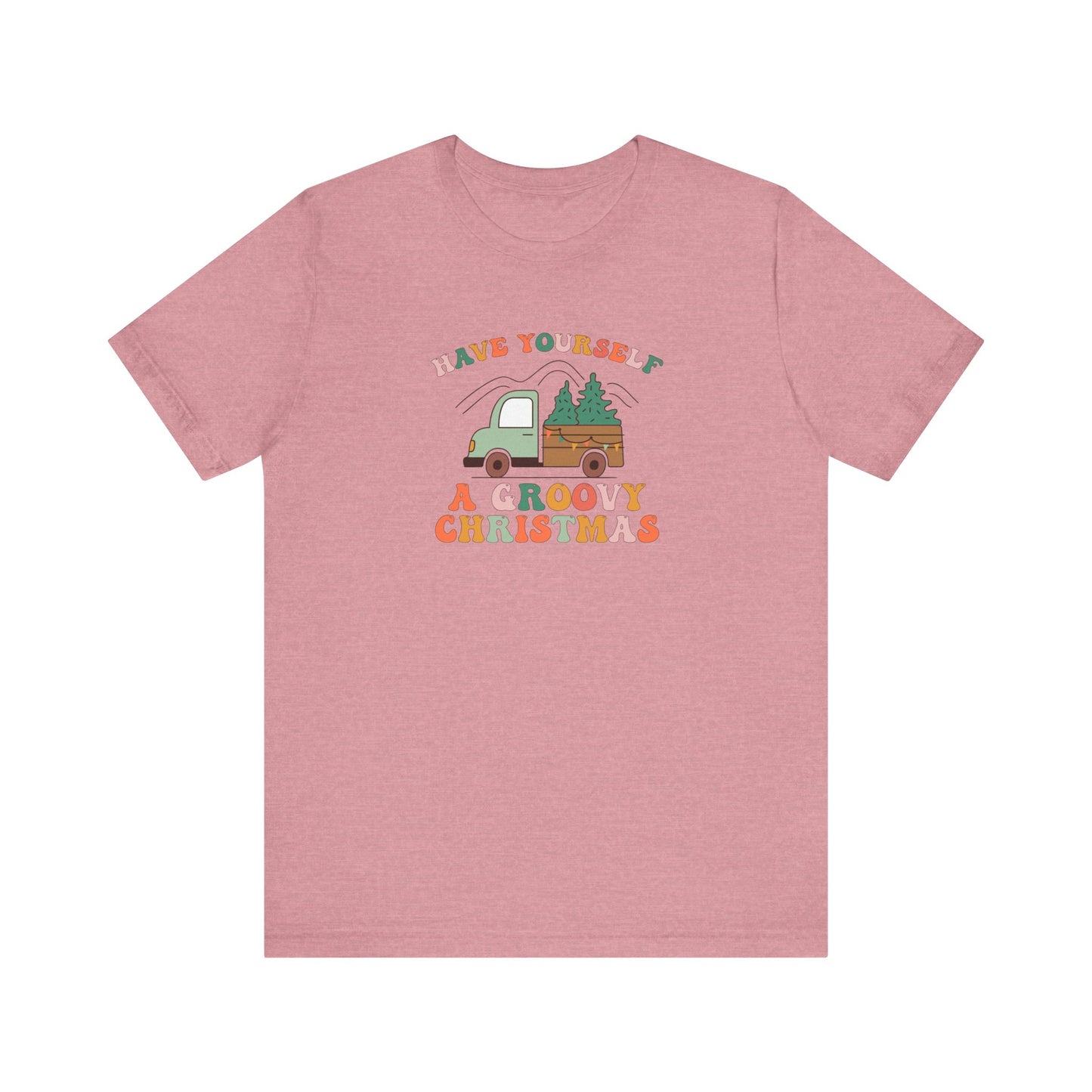 Groovy Christmas Truck T-Shirt