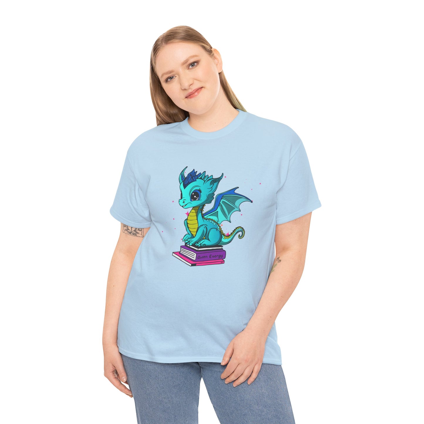 Book Dragon w/ Sparkles T-Shirt
