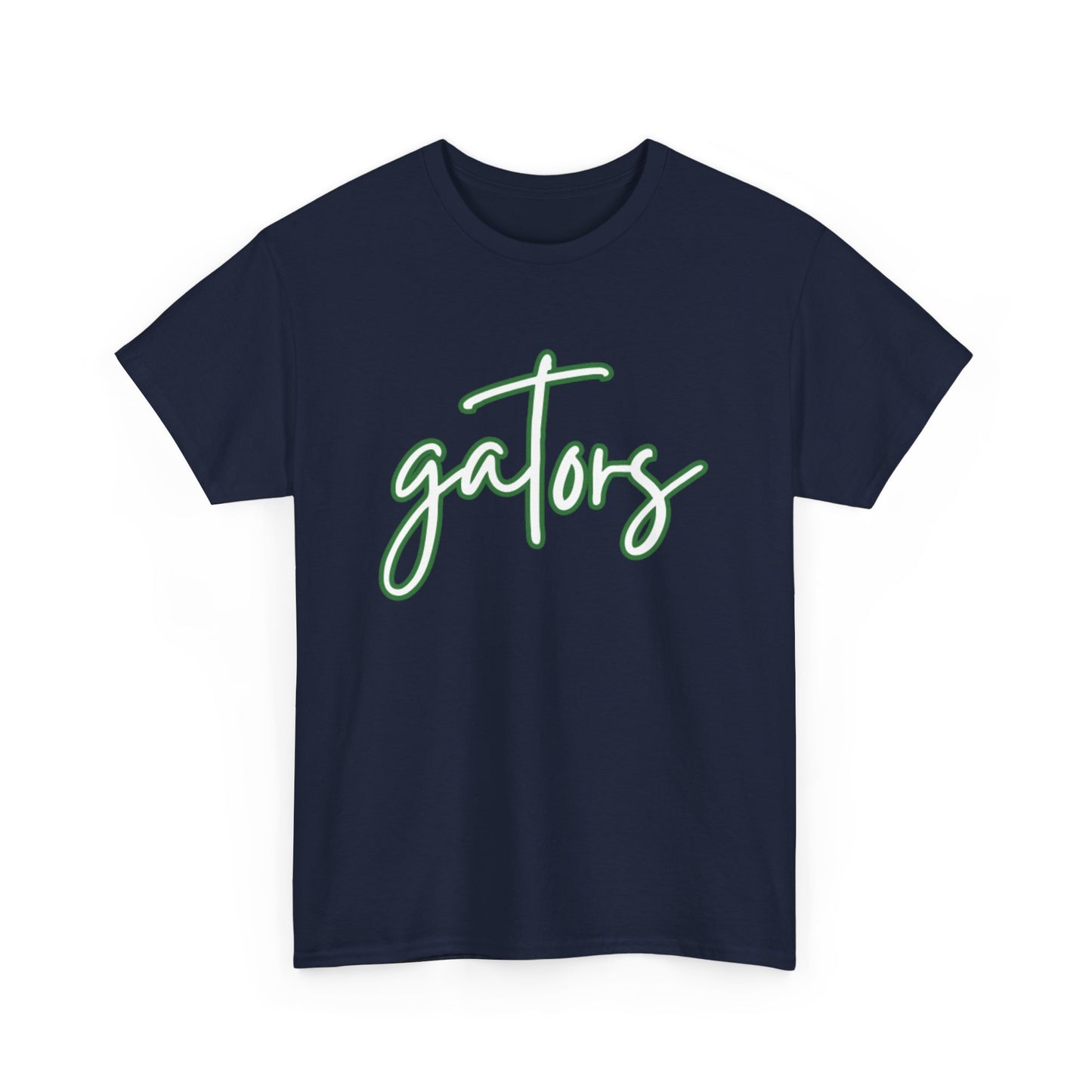 Gators T-Shirt — Green Handwritten High School Spirit Wear