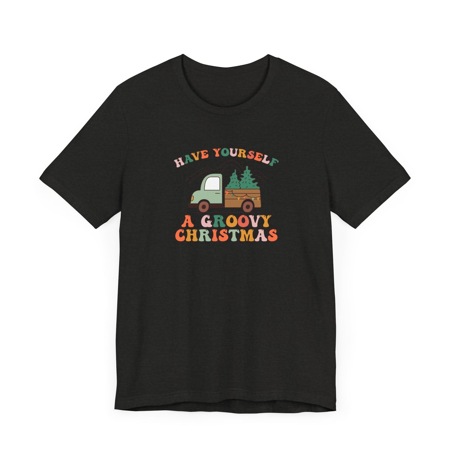 Groovy Christmas Truck T-Shirt