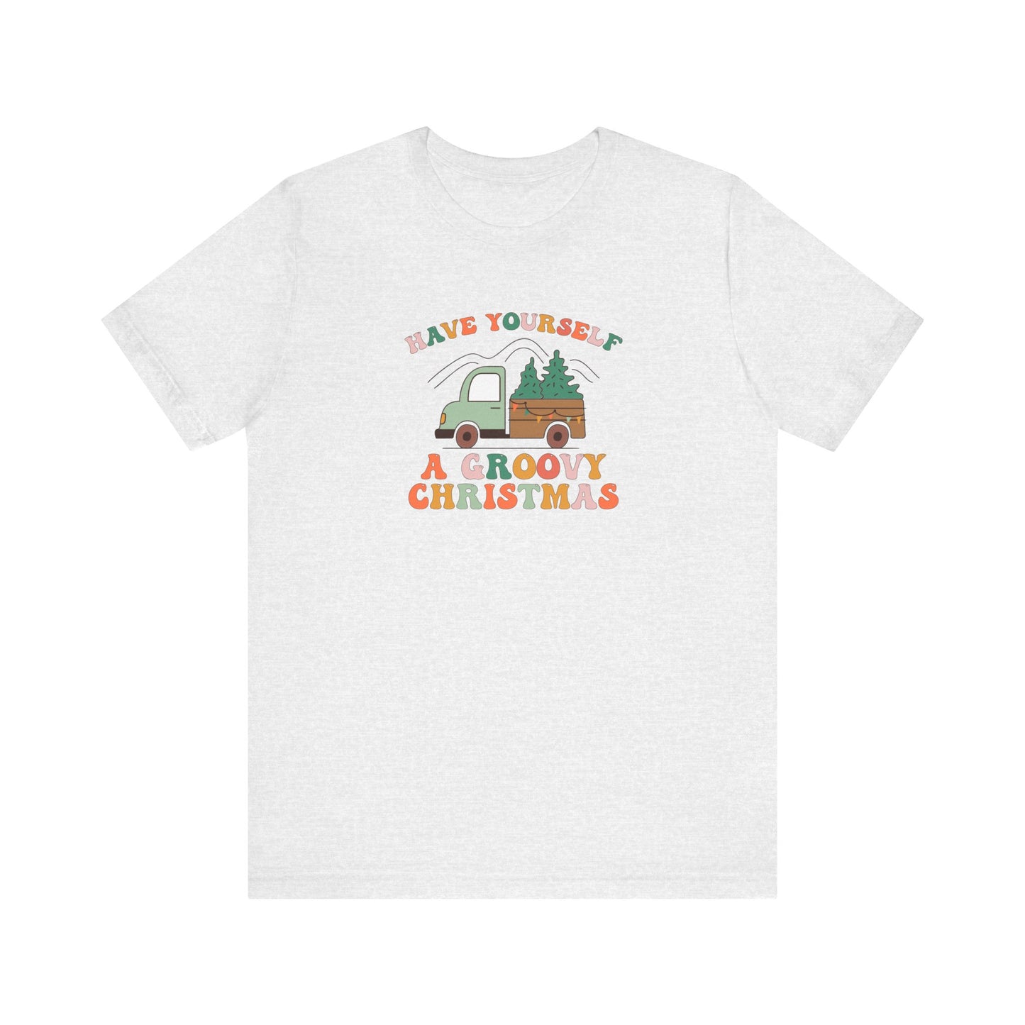 Groovy Christmas Truck T-Shirt