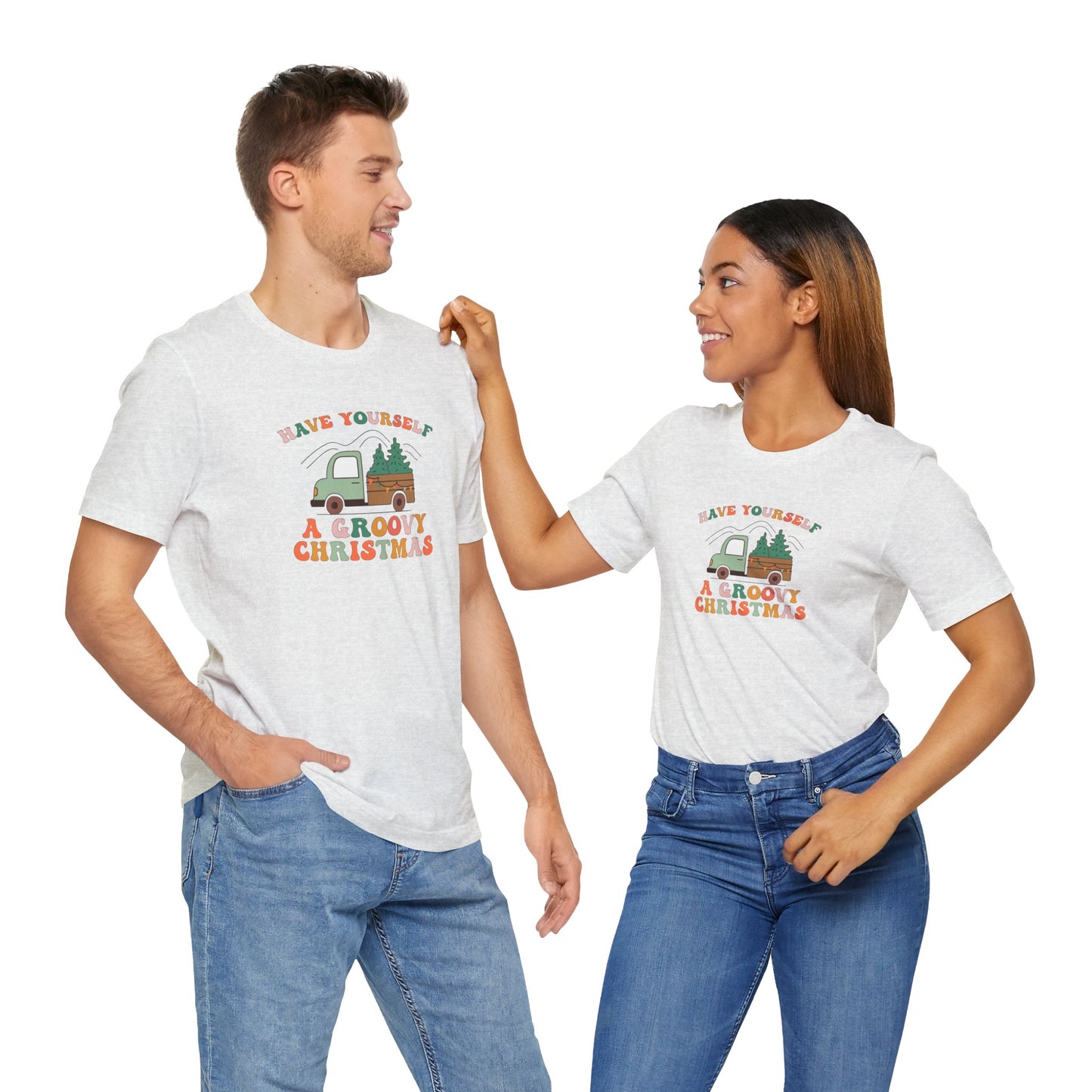 Groovy Christmas Truck T-Shirt