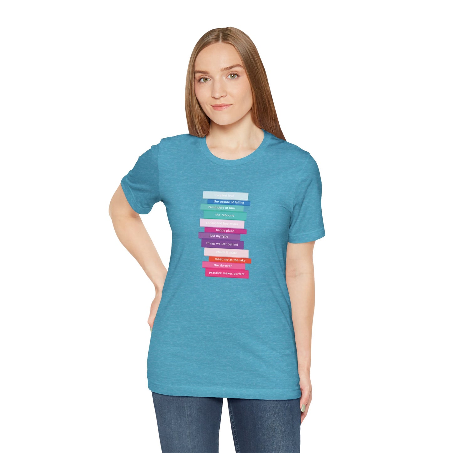 Romance Book Stack T-Shirt