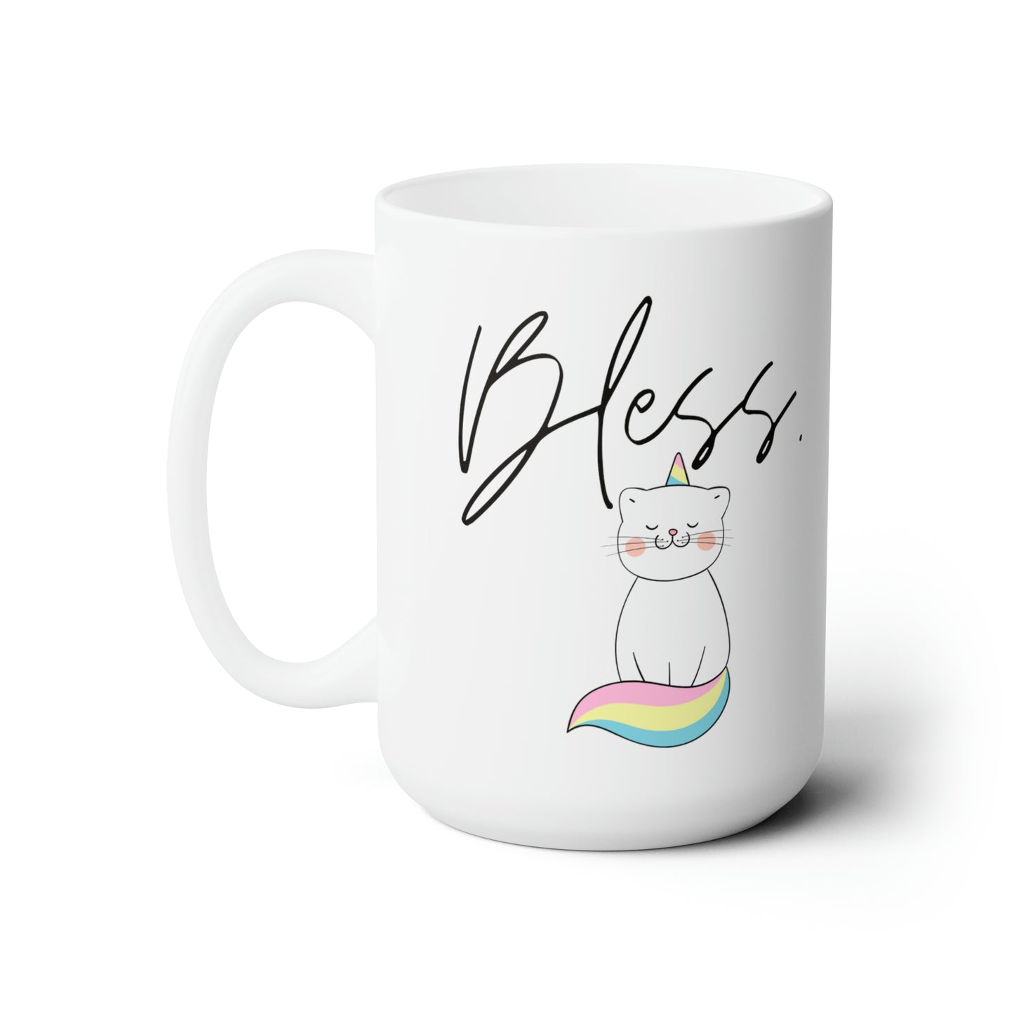 Bless. Cat Unicorn (Ceramic Mug 15oz)