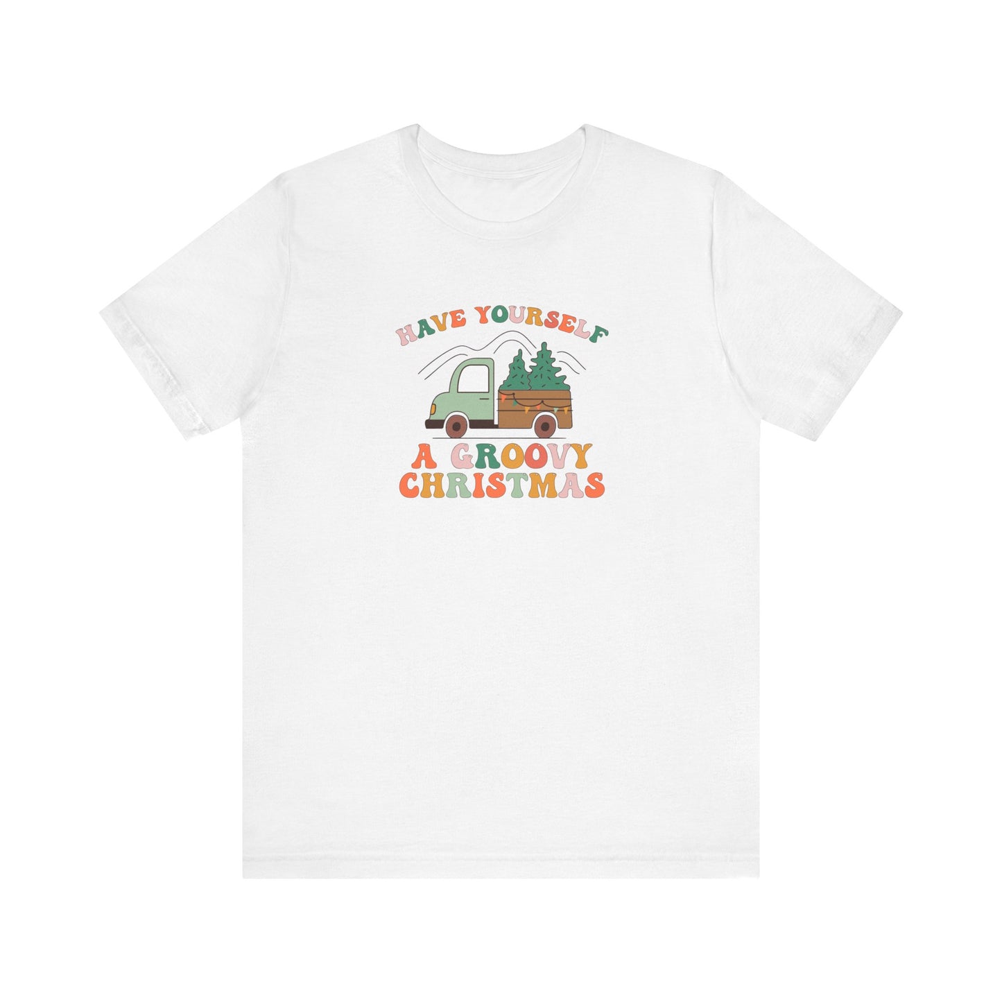 Groovy Christmas Truck T-Shirt