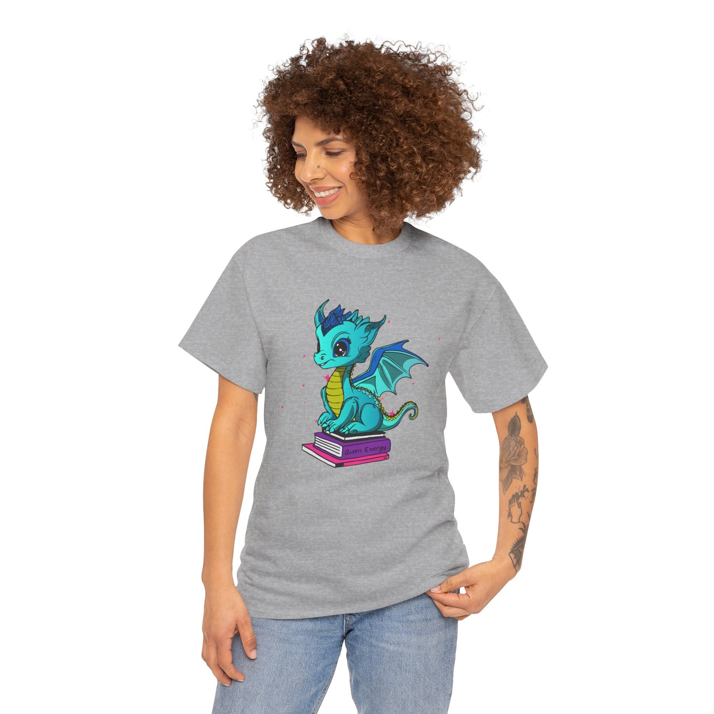 Book Dragon w/ Sparkles T-Shirt