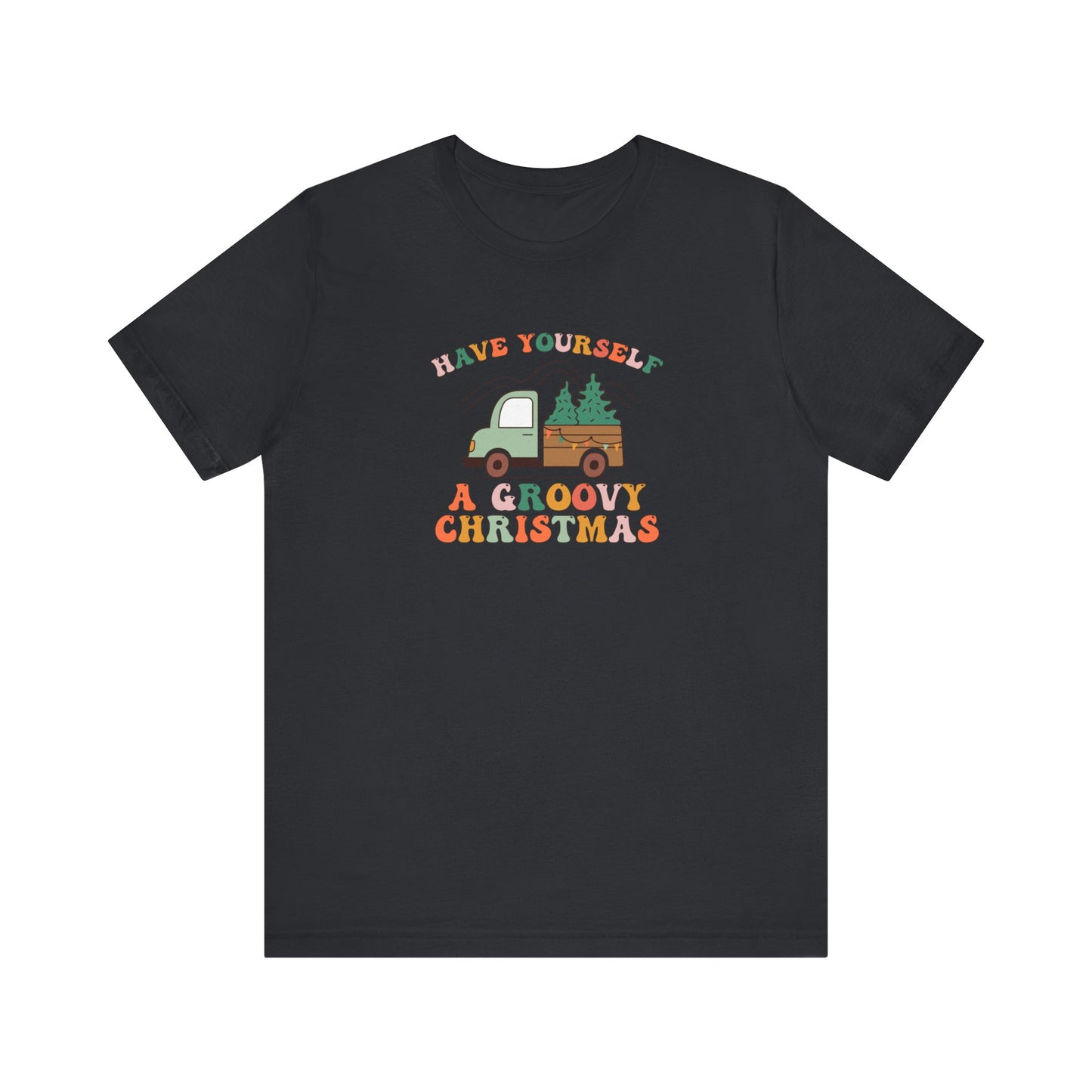 Groovy Christmas Truck T-Shirt