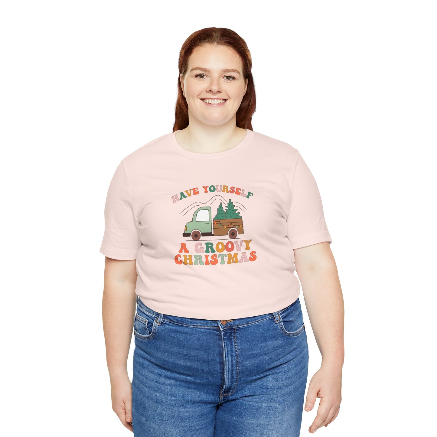 Groovy Christmas Truck T-Shirt