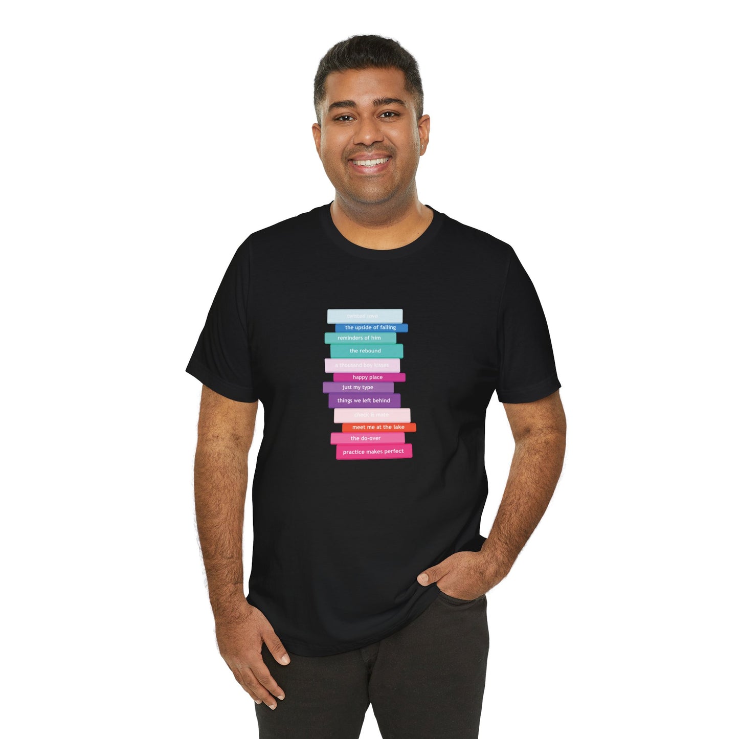 Romance Book Stack T-Shirt