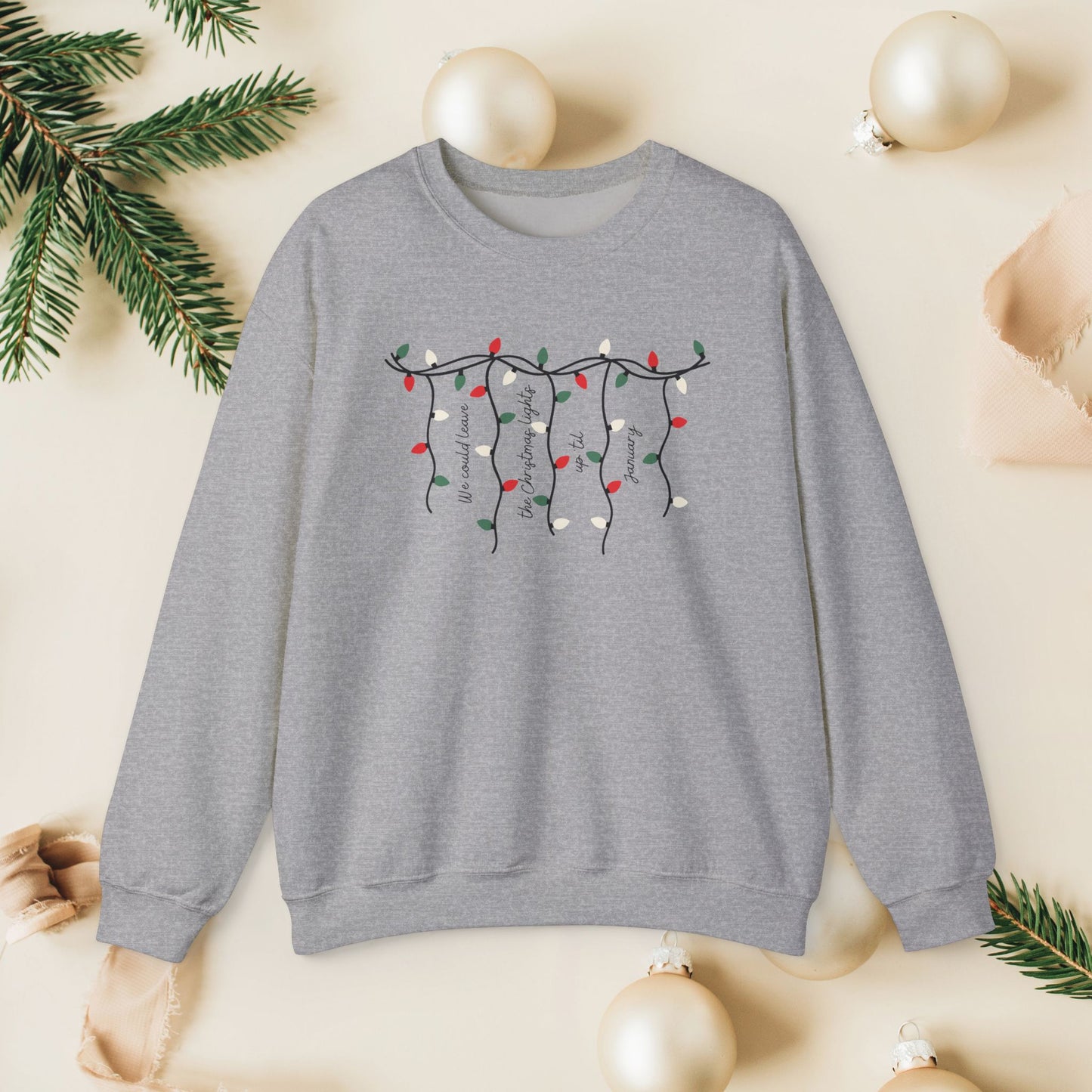 Christmas Lights Sweatshirt