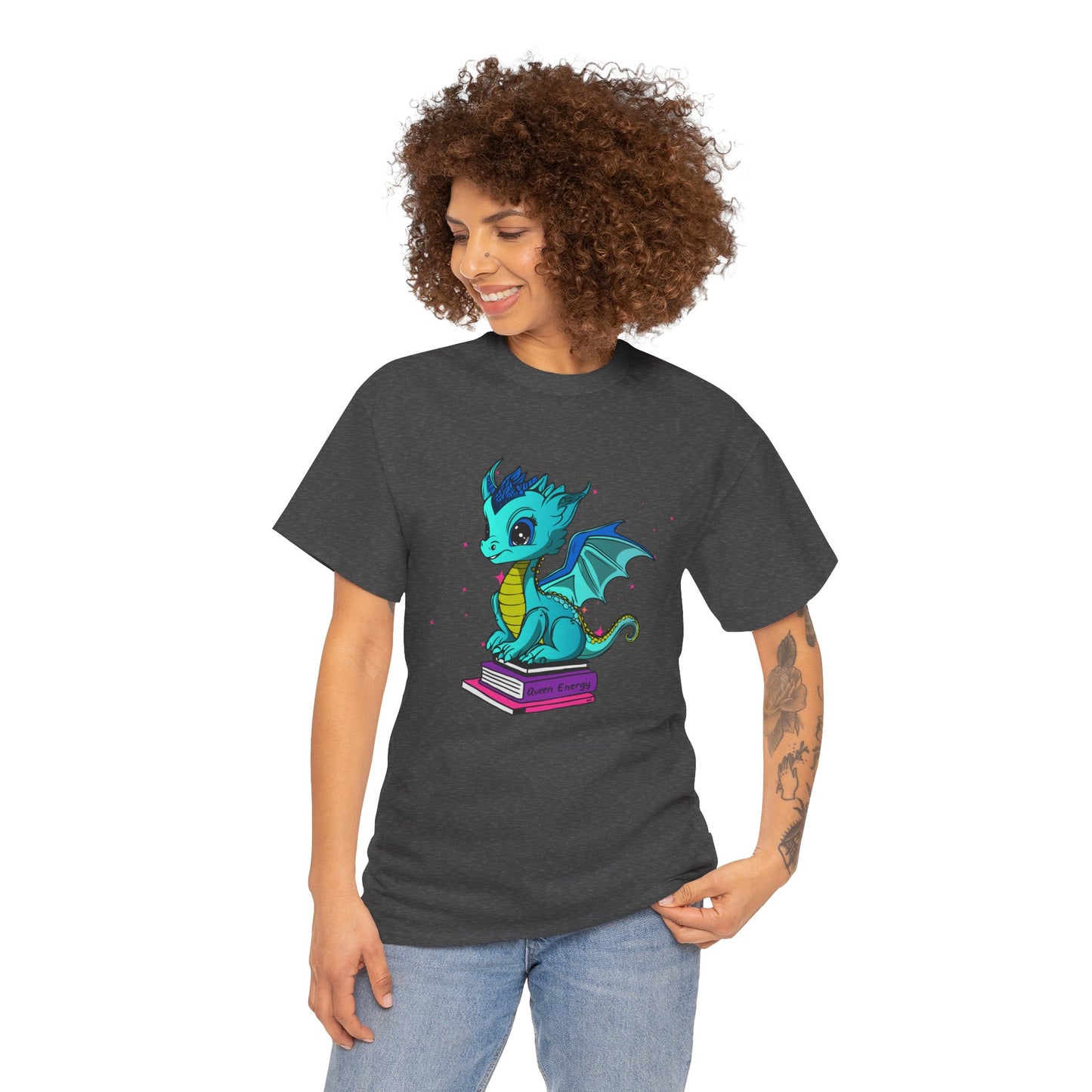 Book Dragon w/ Sparkles T-Shirt