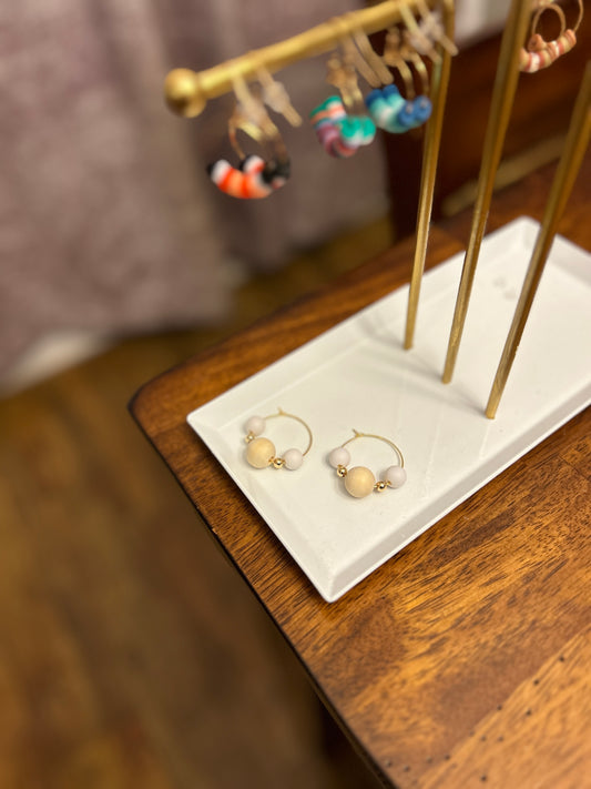 Large Bead Earrings