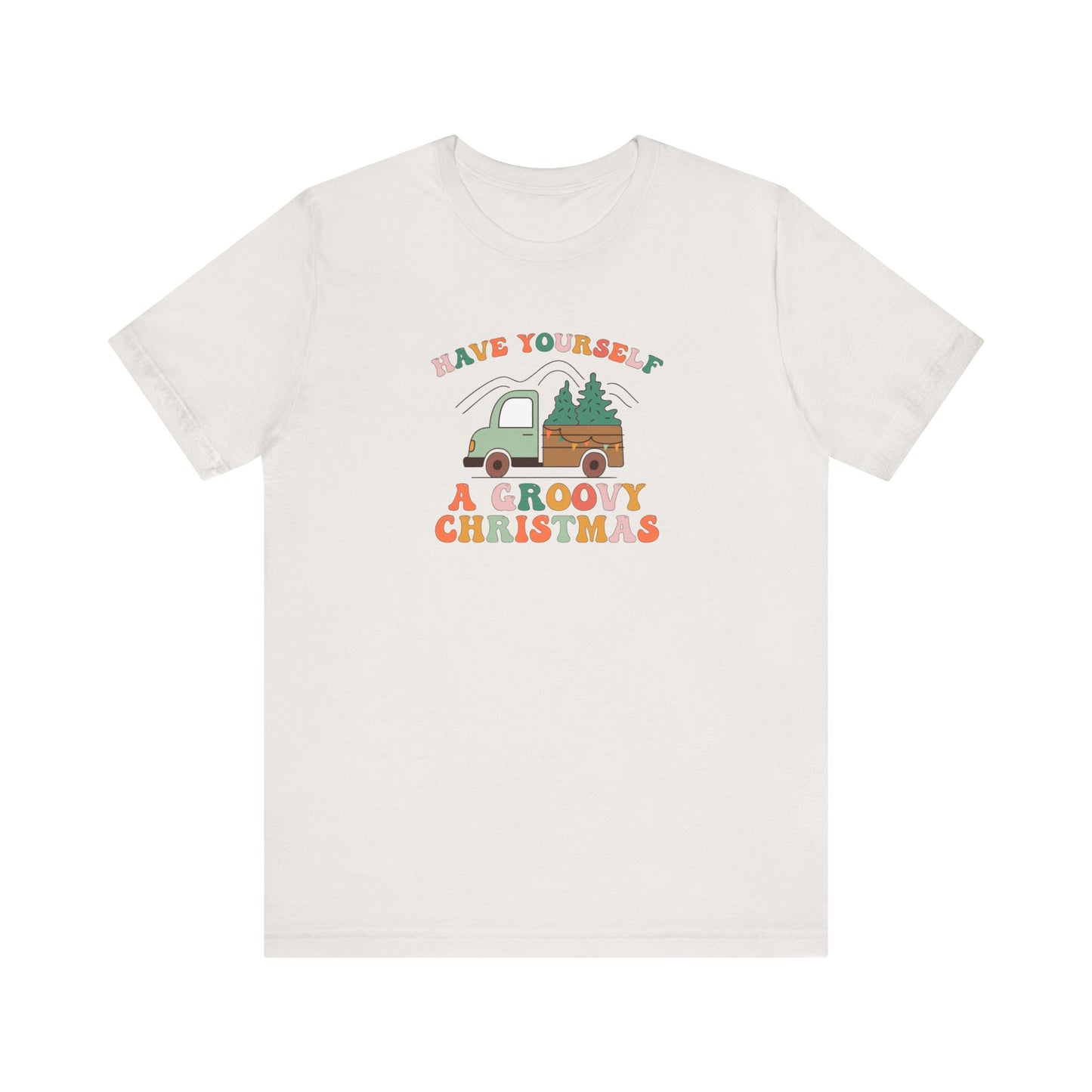 Groovy Christmas Truck T-Shirt