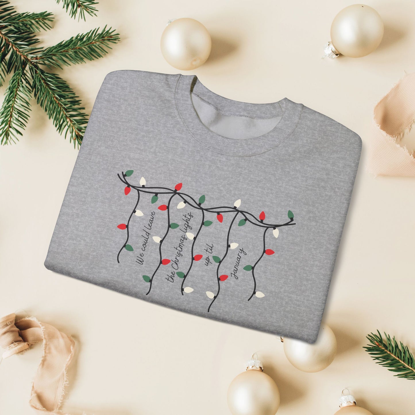 Christmas Lights Sweatshirt