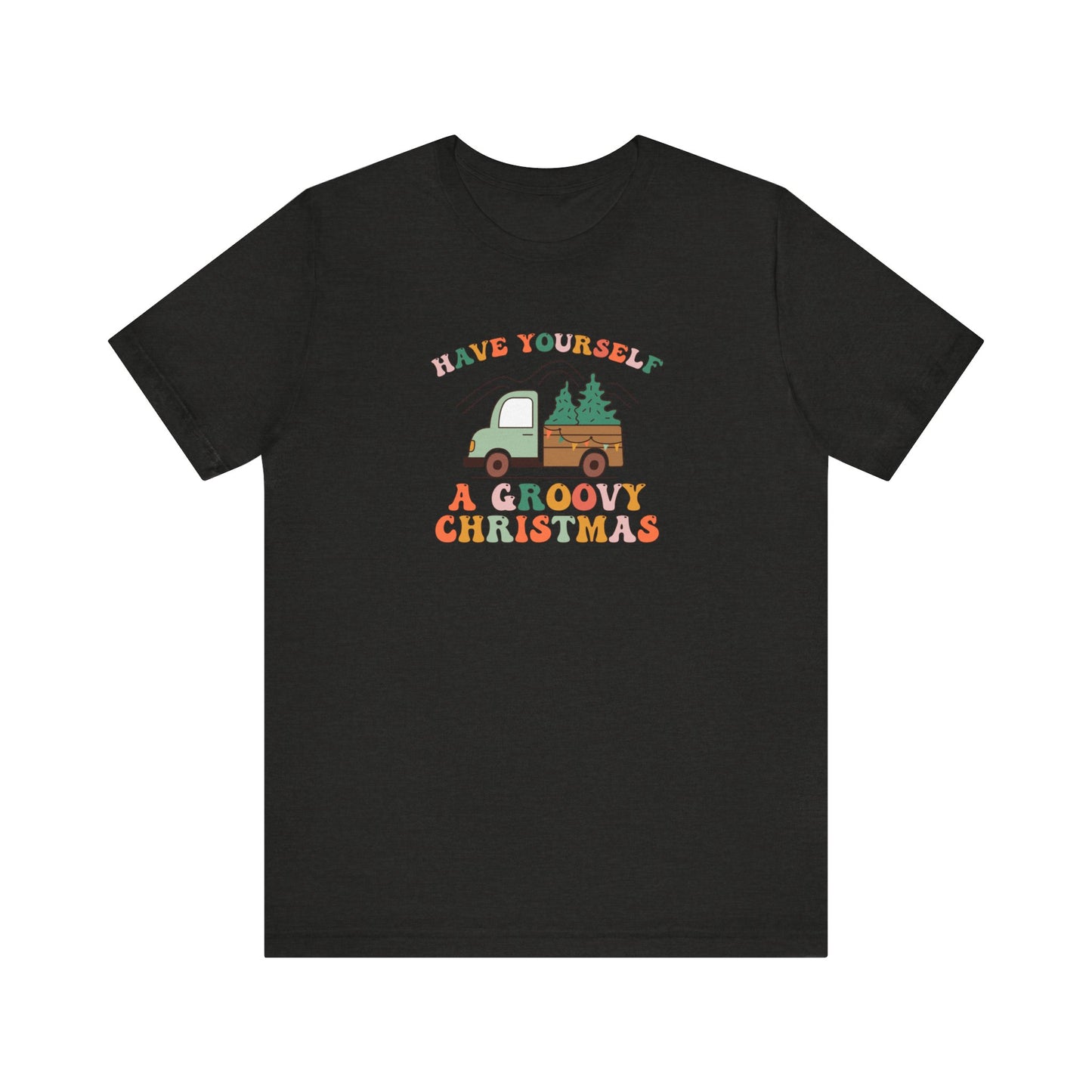 Groovy Christmas Truck T-Shirt