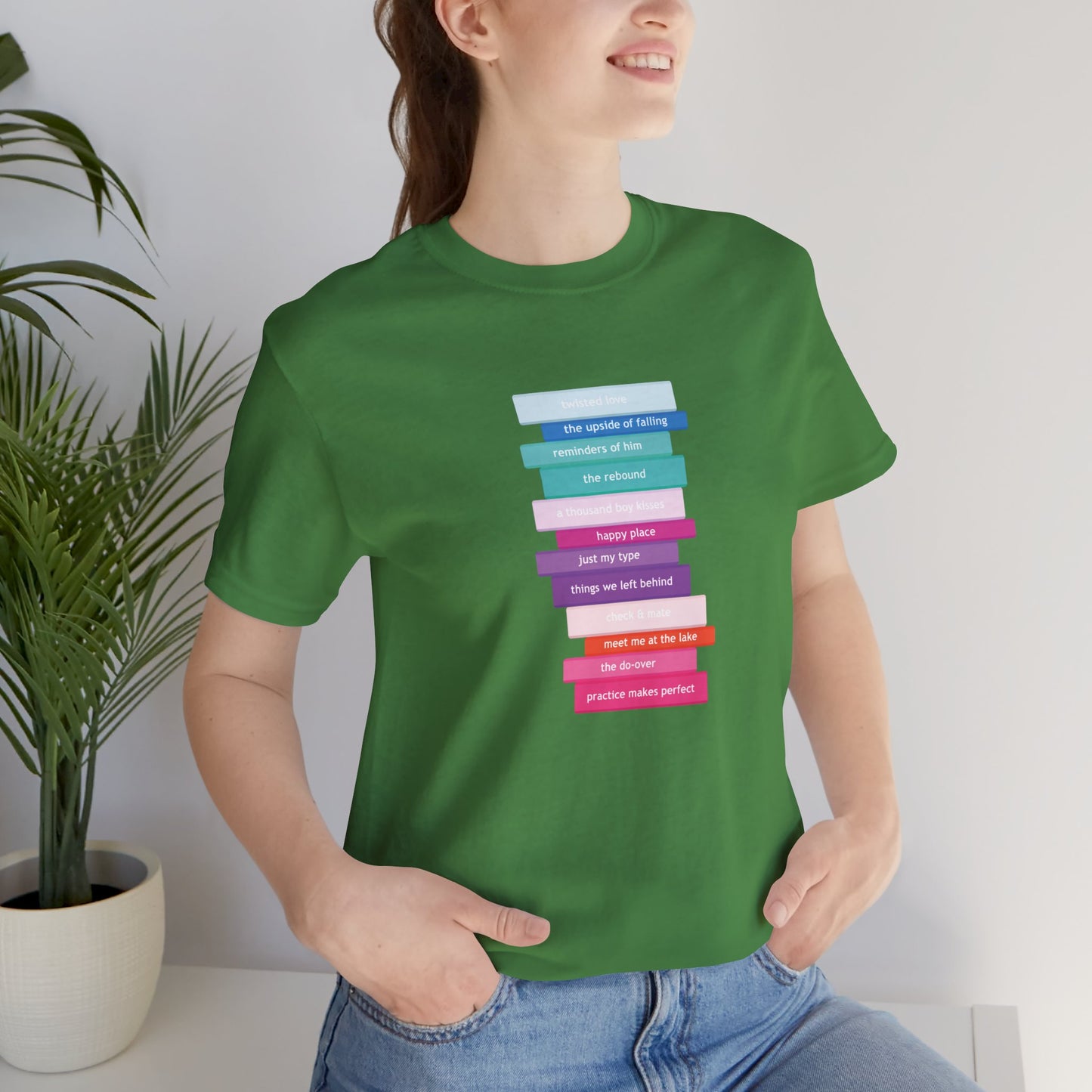 Romance Book Stack T-Shirt