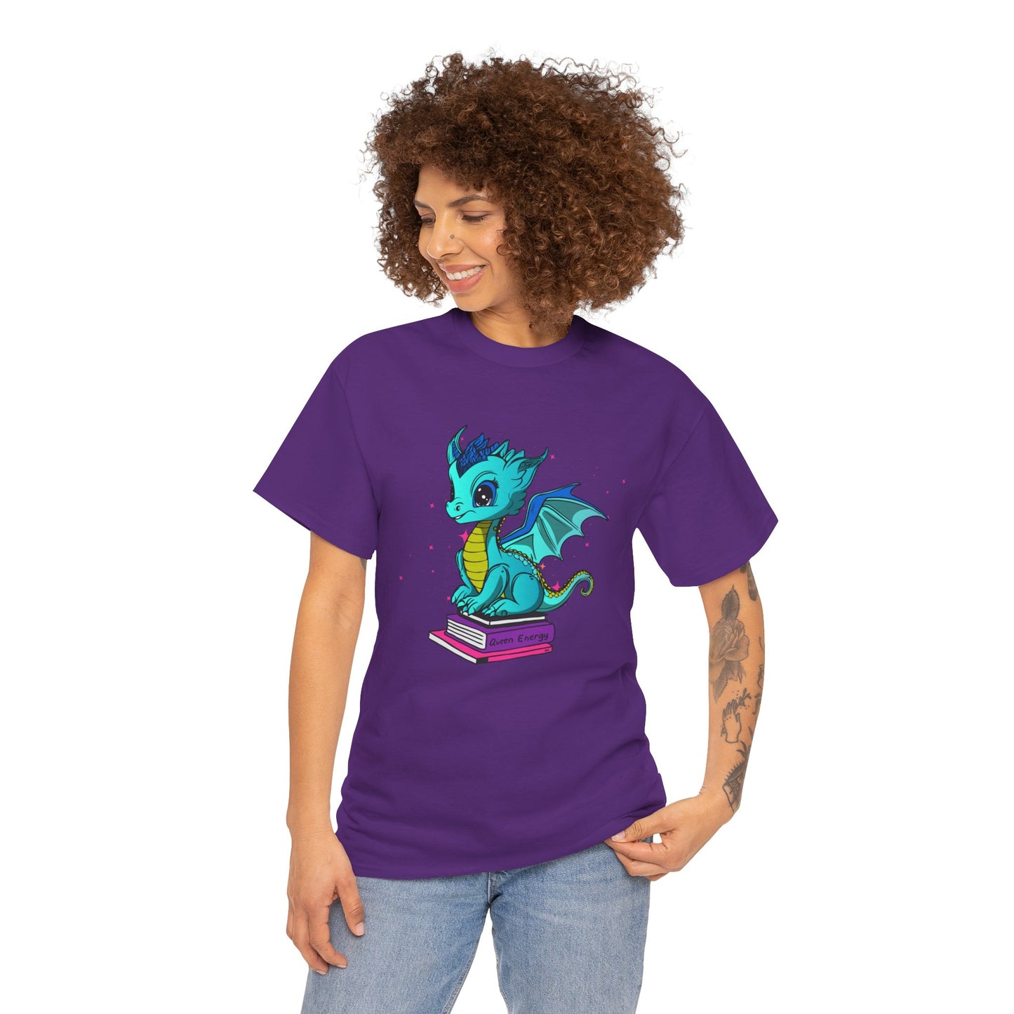 Book Dragon w/ Sparkles T-Shirt