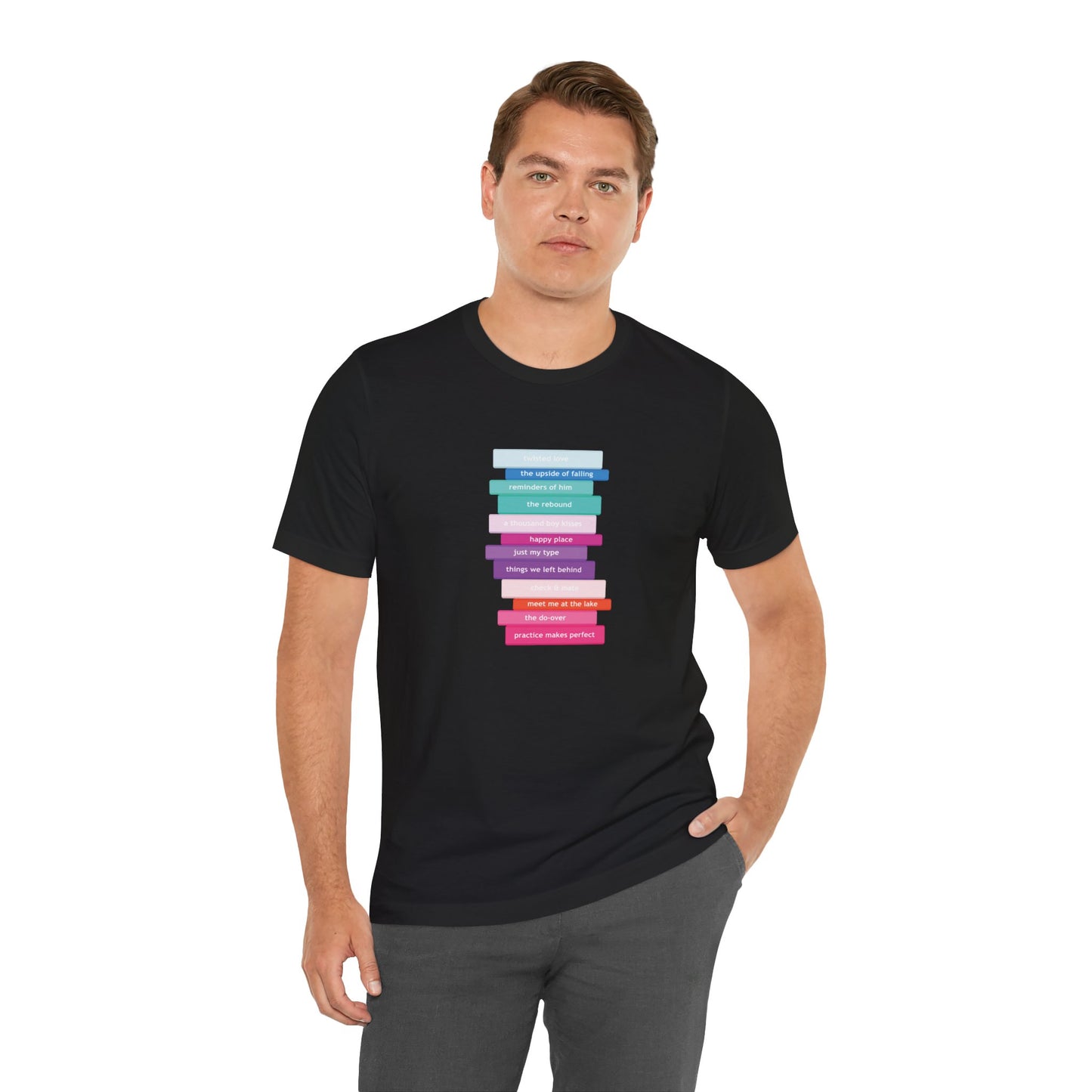 Romance Book Stack T-Shirt