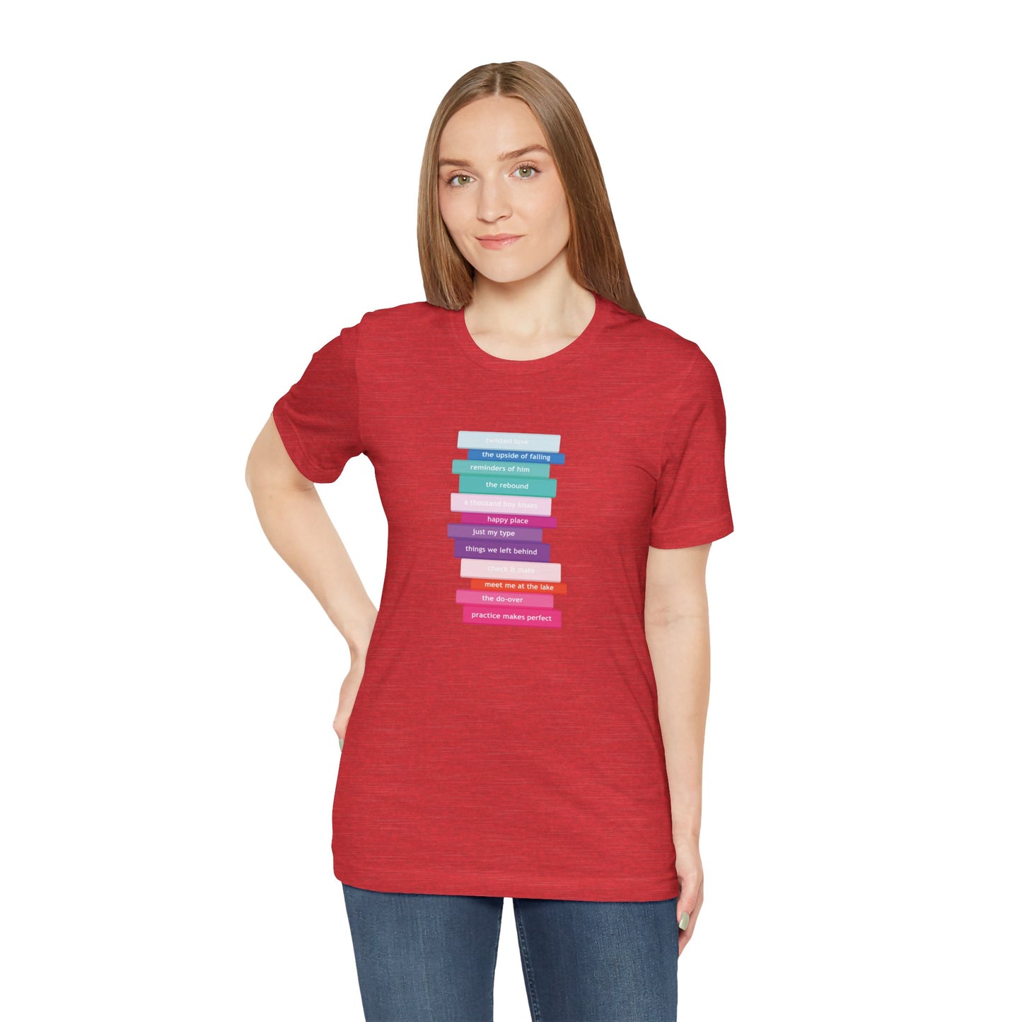 Romance Book Stack T-Shirt
