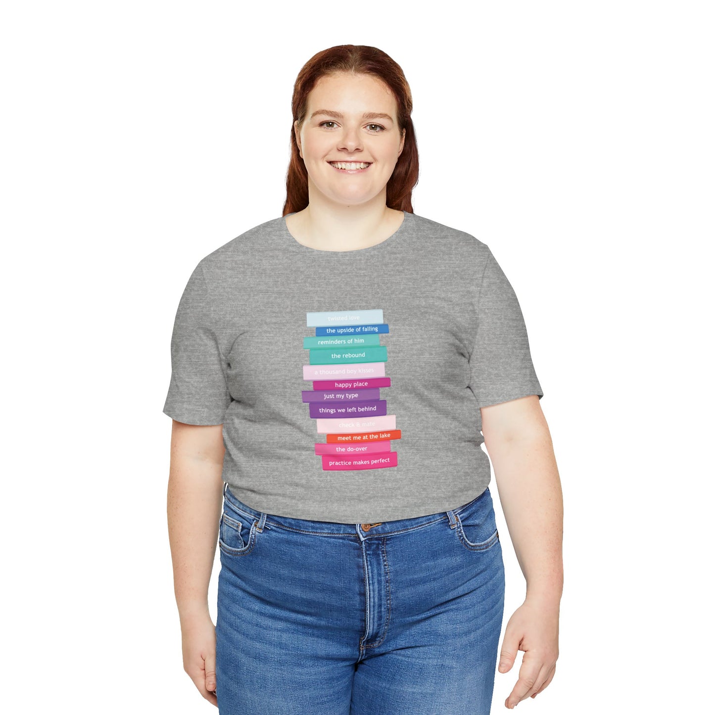 Romance Book Stack T-Shirt