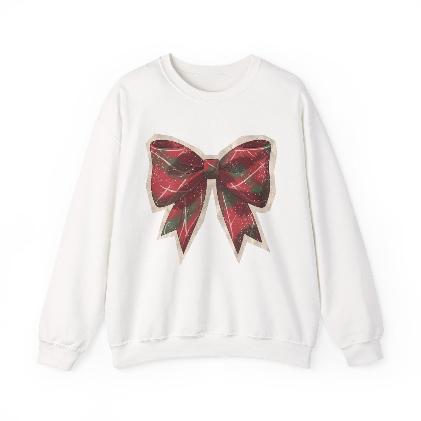 Plaid Holiday Bow Sweatshirt