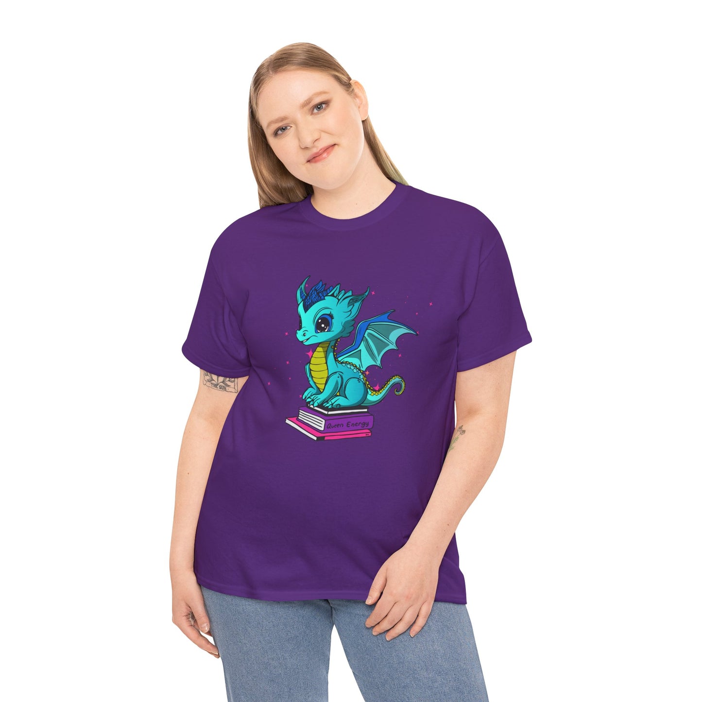 Book Dragon w/ Sparkles T-Shirt