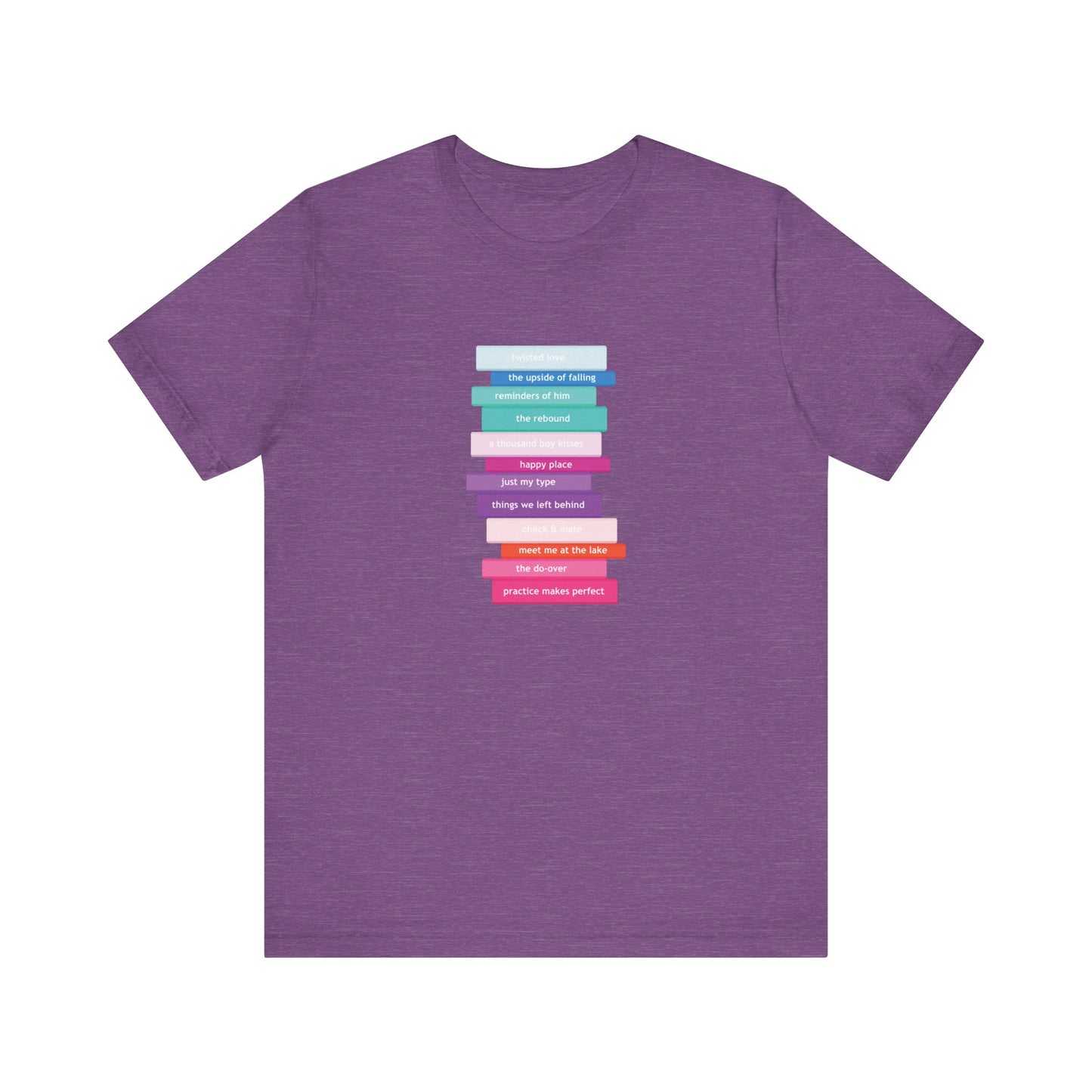 Romance Book Stack T-Shirt