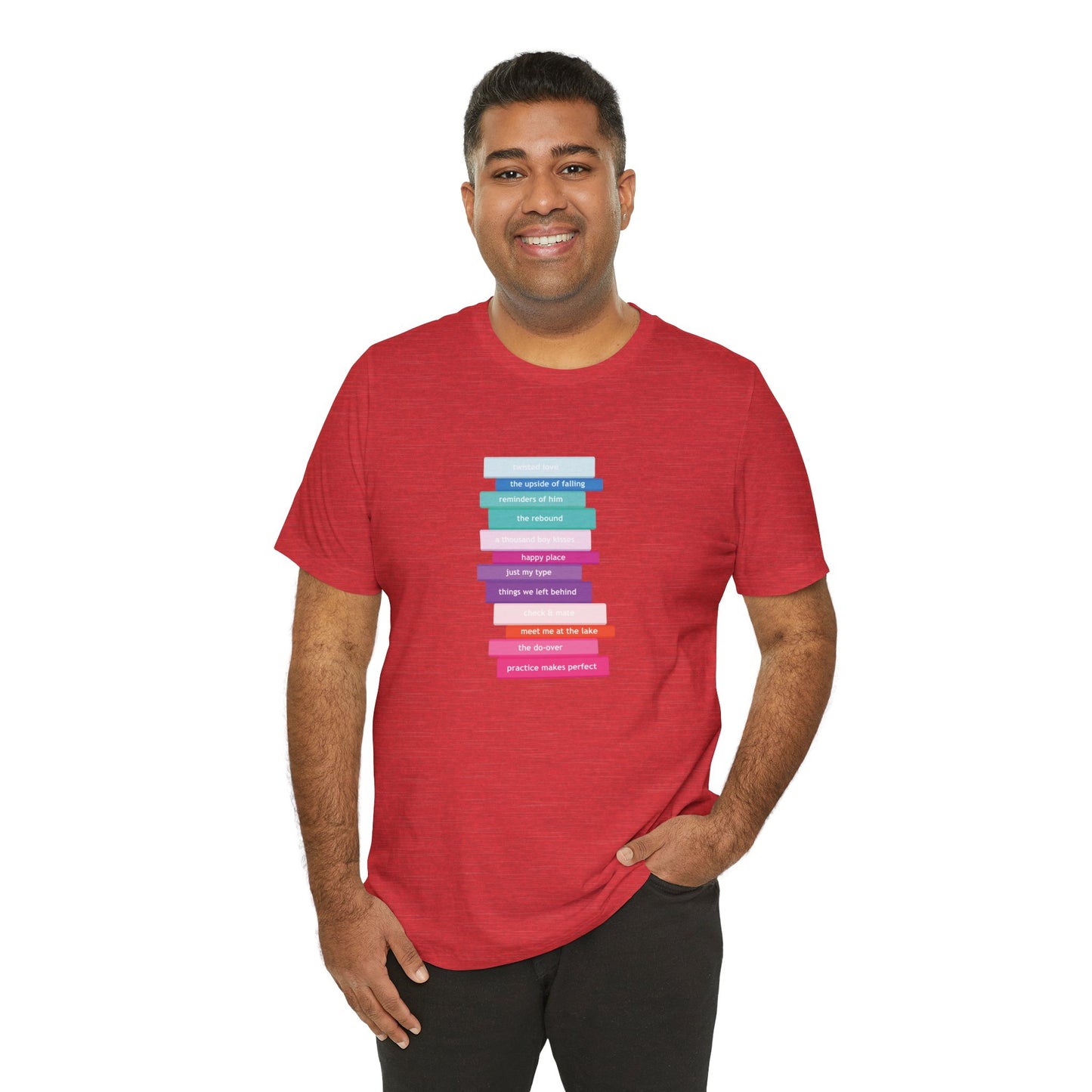 Romance Book Stack T-Shirt