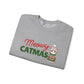 Meowy Catmas Sweatshirt — Cute Holiday Cat Christmas Crewneck