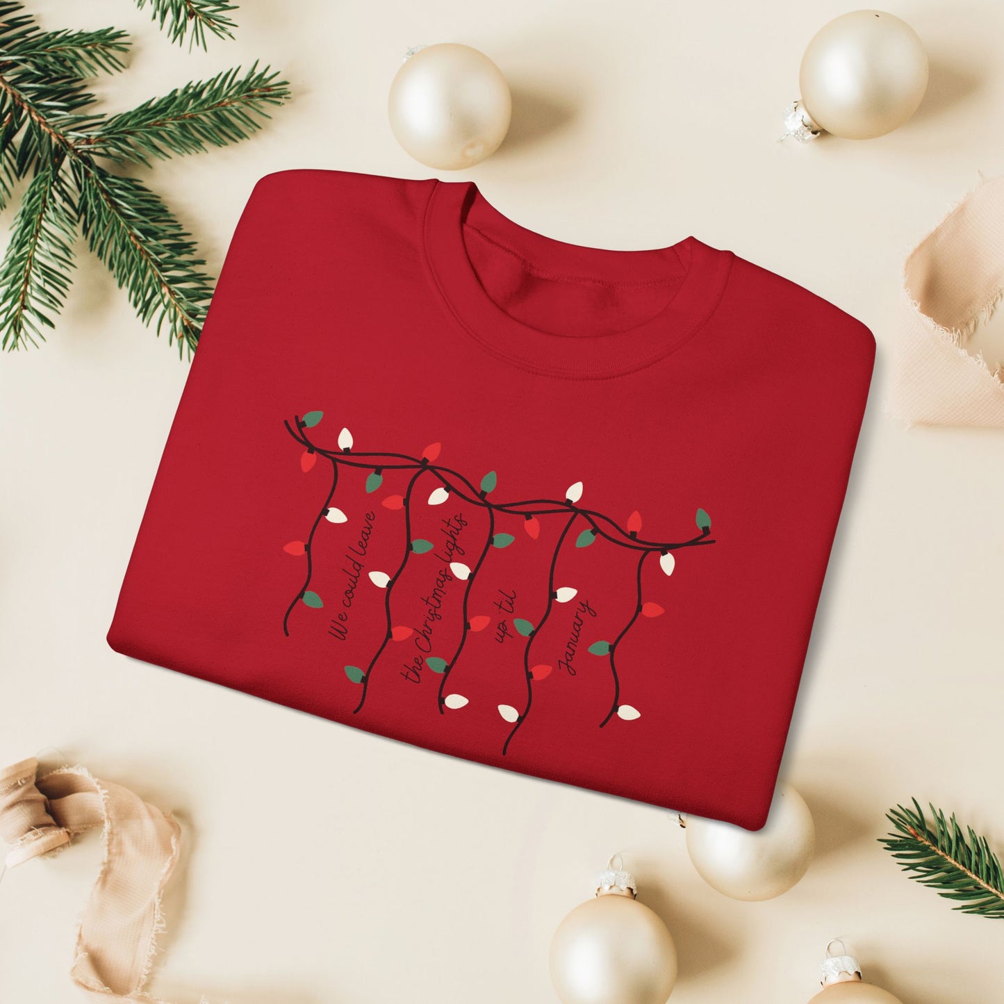 Christmas Lights Sweatshirt
