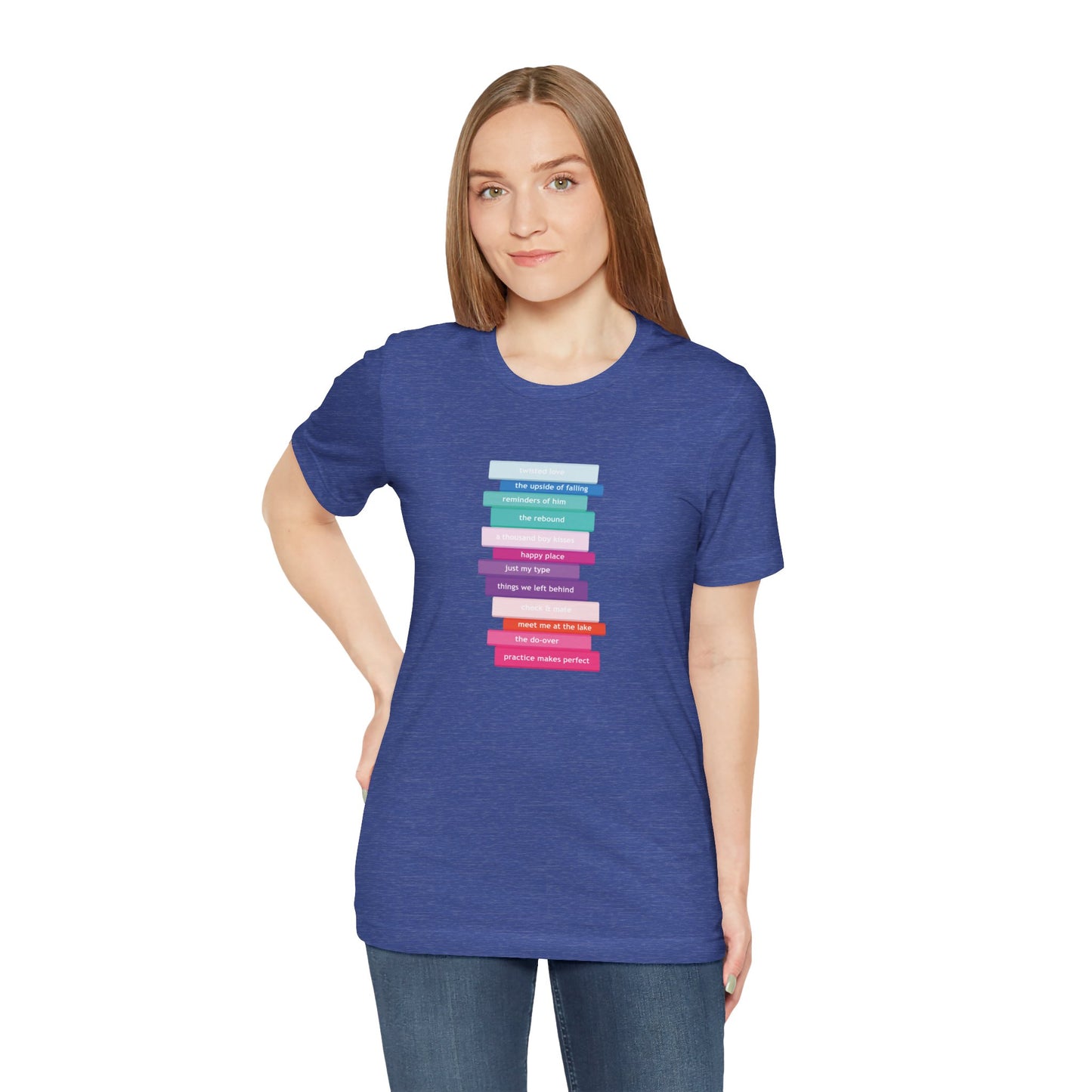 Romance Book Stack T-Shirt