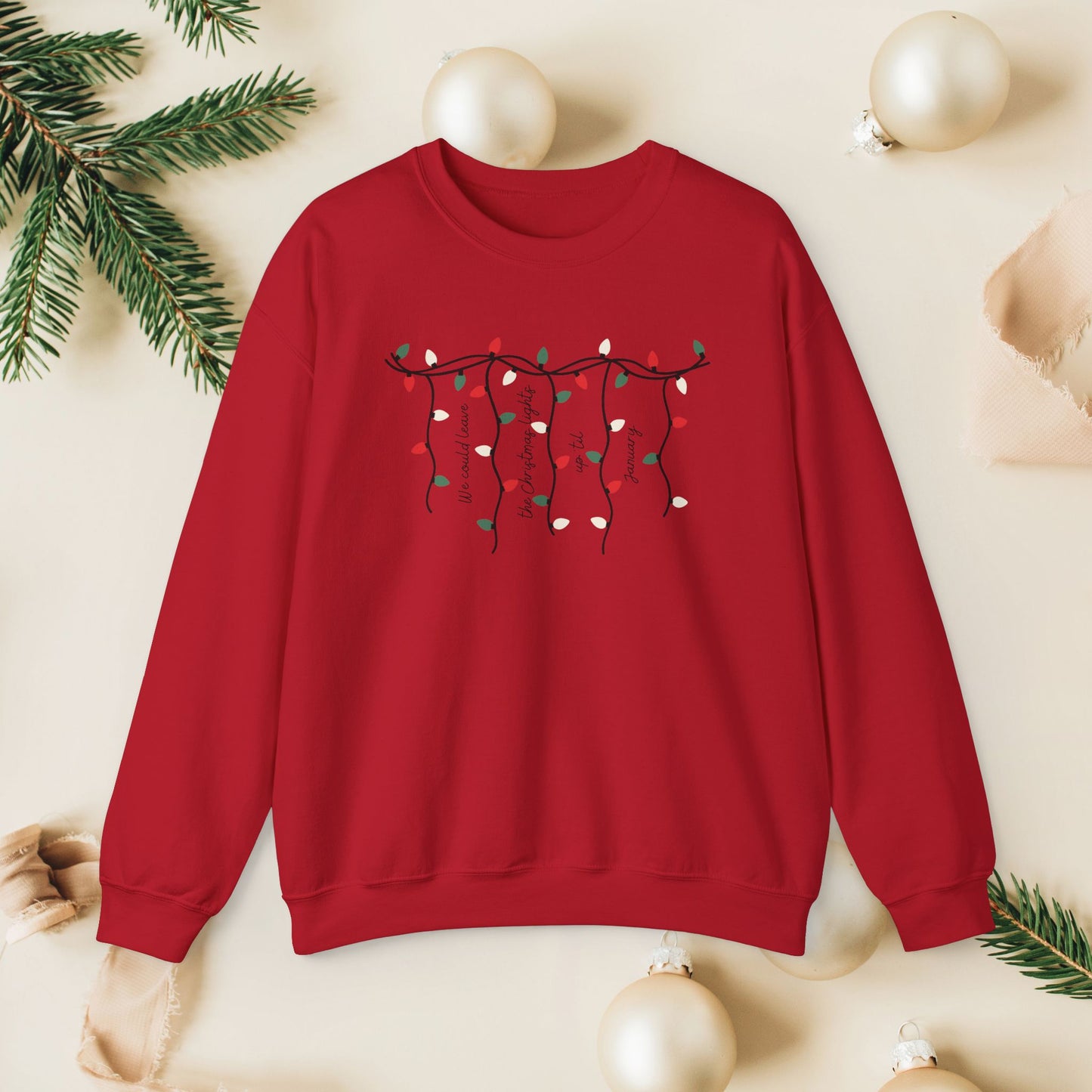 Christmas Lights Sweatshirt