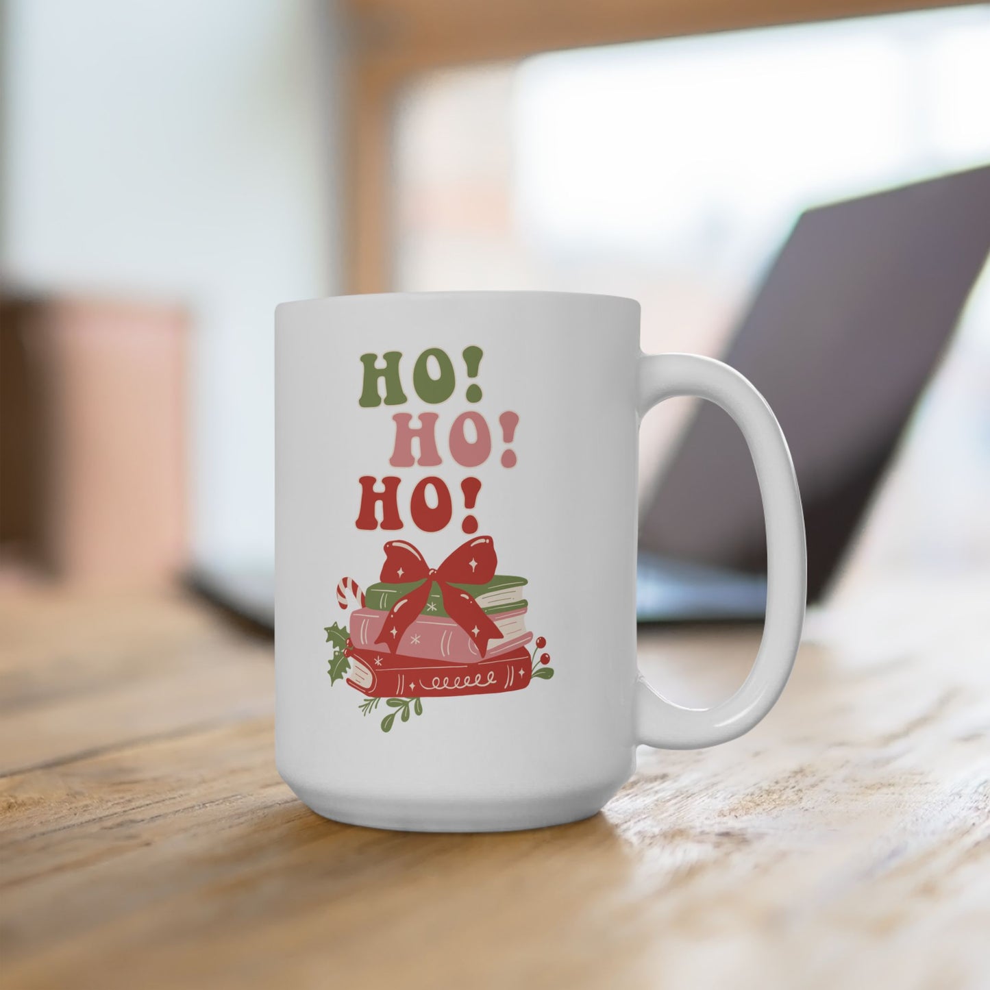 Vintage Christmas Books (Ceramic Mug 15oz)