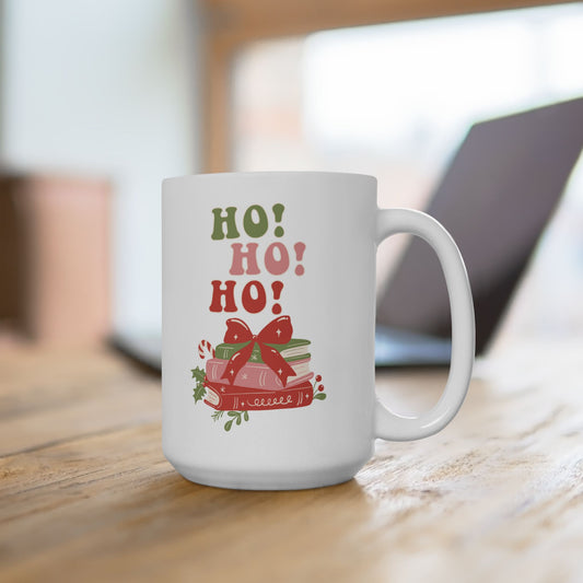 Vintage Christmas Books (Ceramic Mug 15oz)