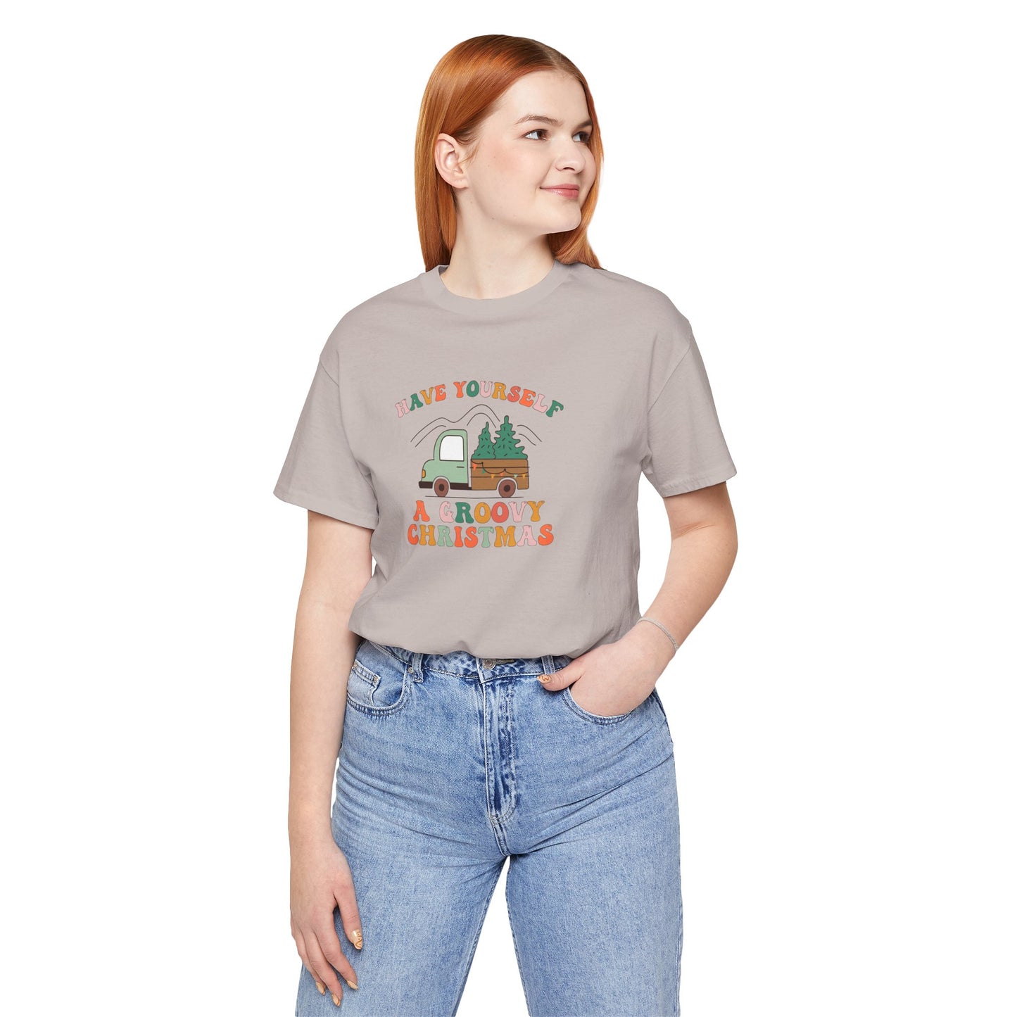 Groovy Christmas Truck T-Shirt