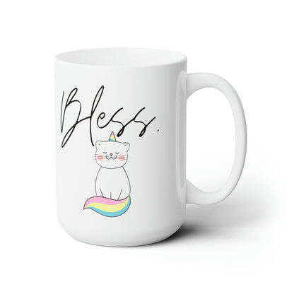 Bless. Cat Unicorn (Ceramic Mug 15oz)