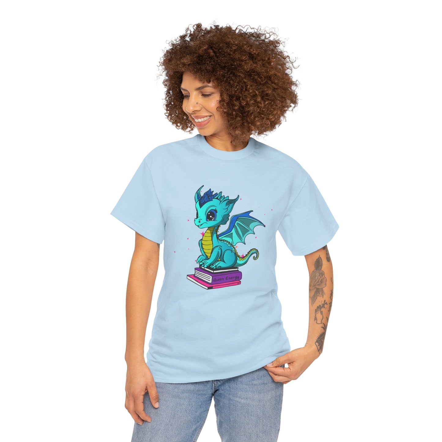 Book Dragon w/ Sparkles T-Shirt