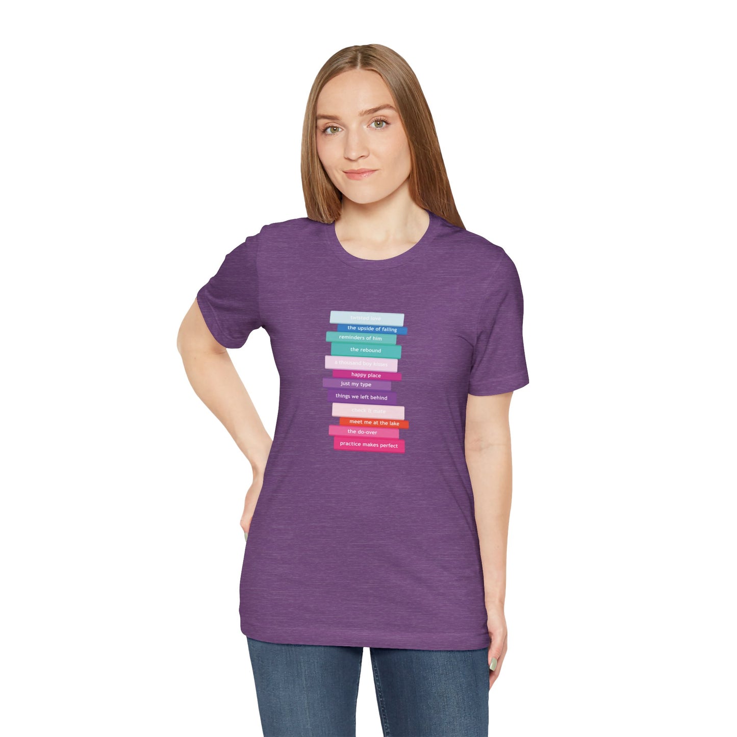 Romance Book Stack T-Shirt