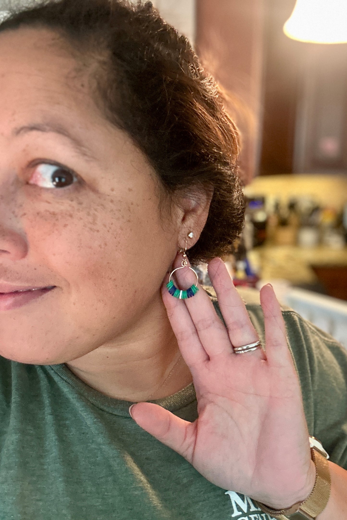 Small Bead Earrings