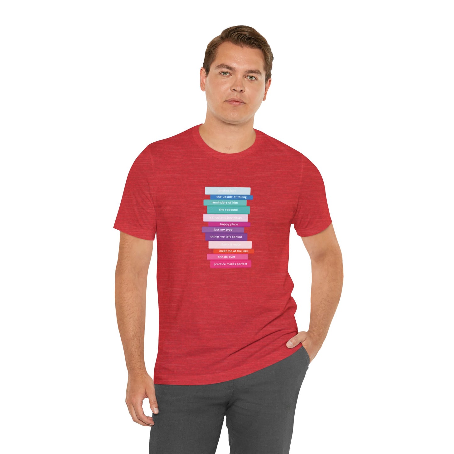 Romance Book Stack T-Shirt