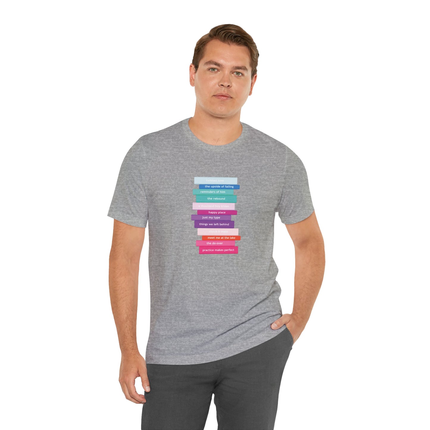 Romance Book Stack T-Shirt