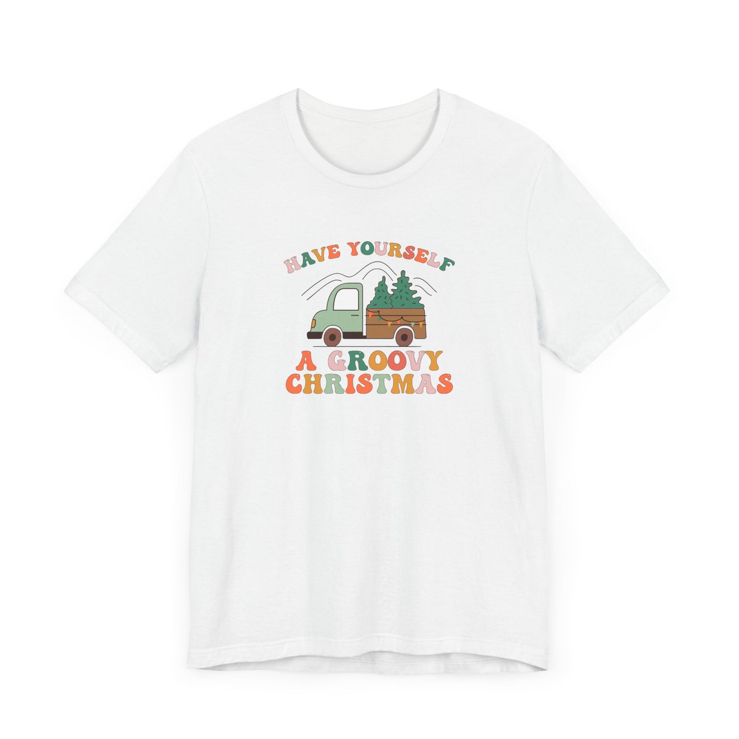 Groovy Christmas Truck T-Shirt