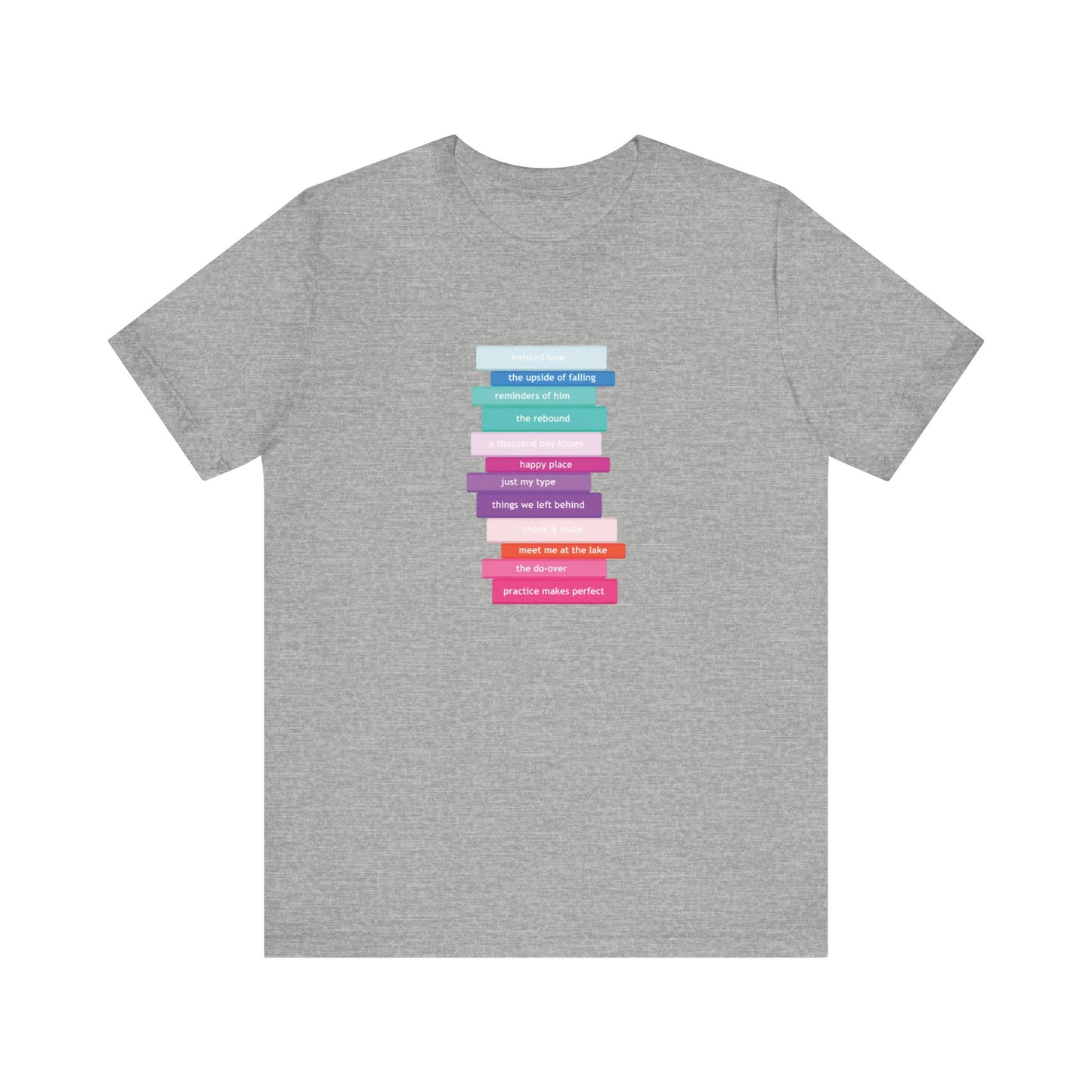 Romance Book Stack T-Shirt