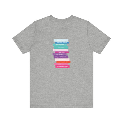 Romance Book Stack T-Shirt