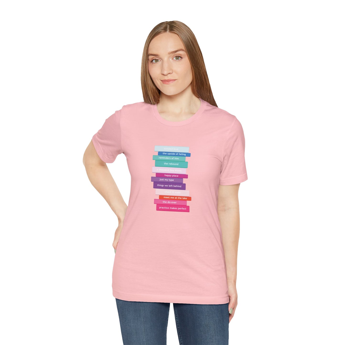 Romance Book Stack T-Shirt