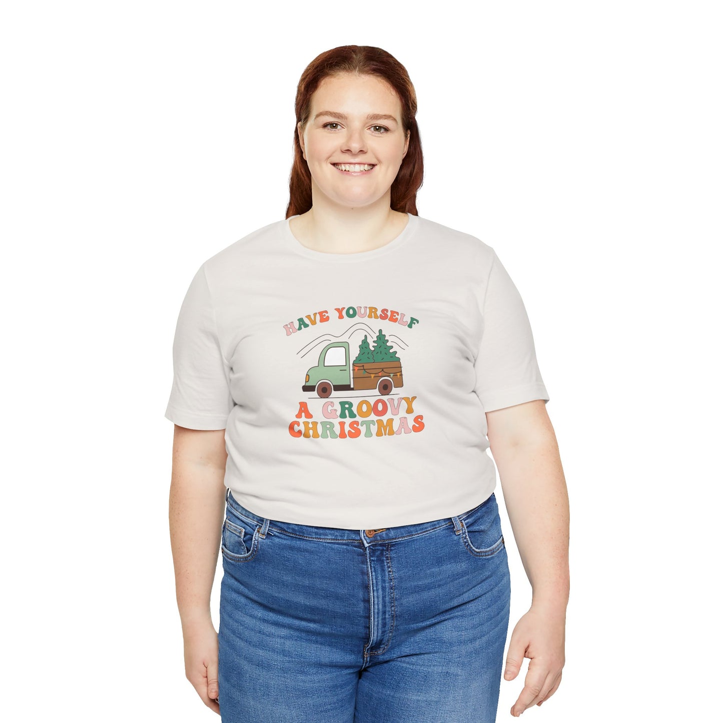 Groovy Christmas Truck T-Shirt