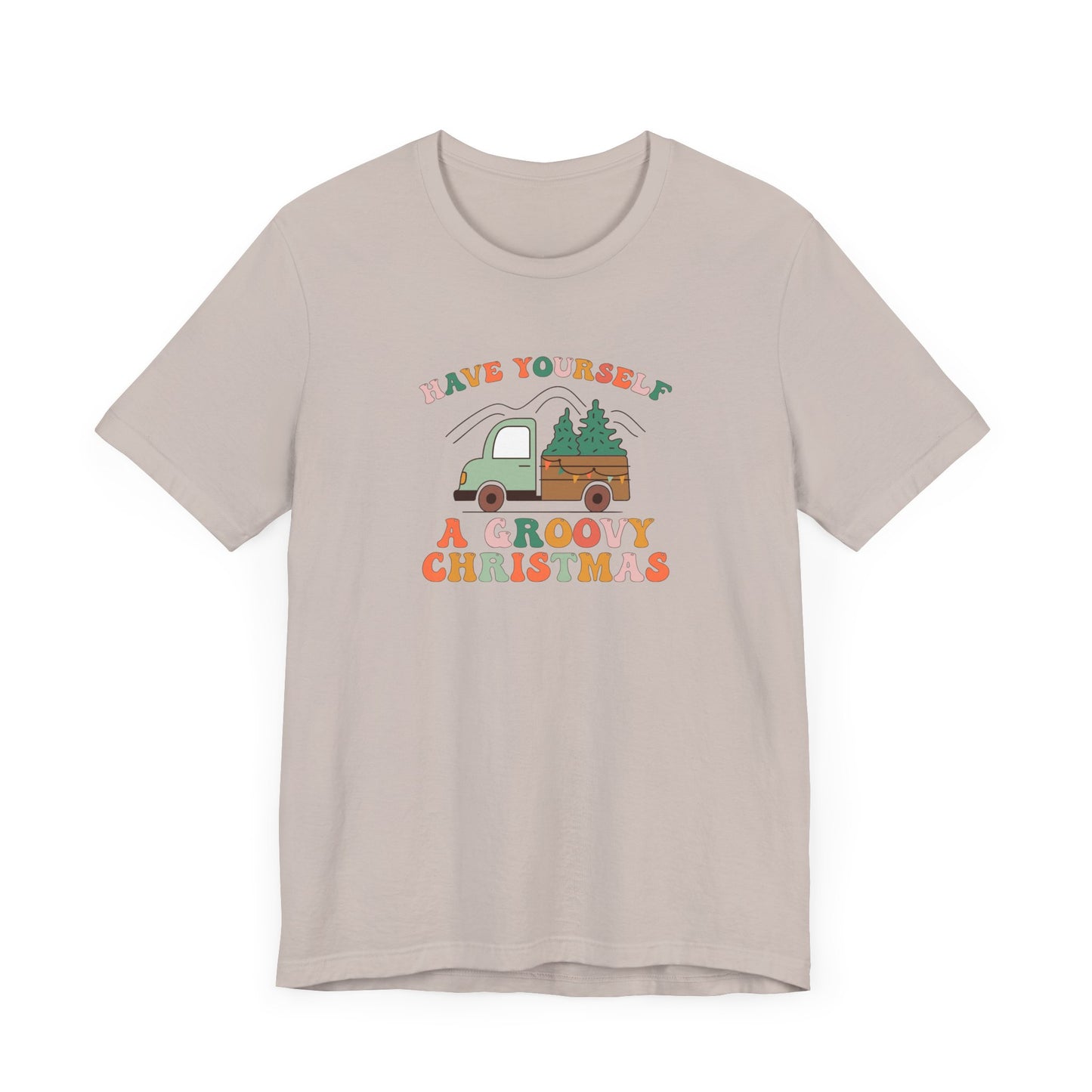 Groovy Christmas Truck T-Shirt
